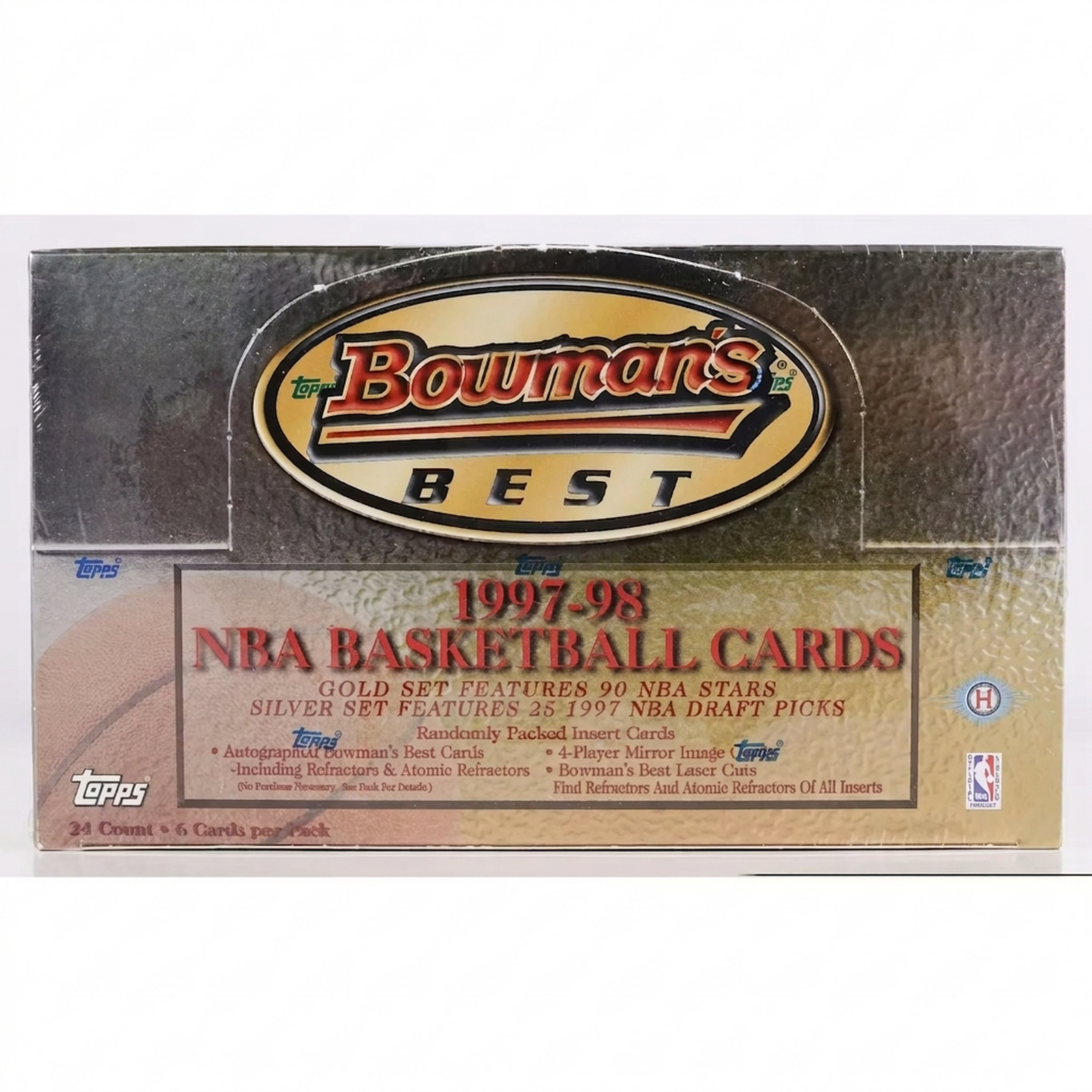 1997-98 Bowman's Best Basketball Hobby Box | 24 Packs (Ships Sealed Only)