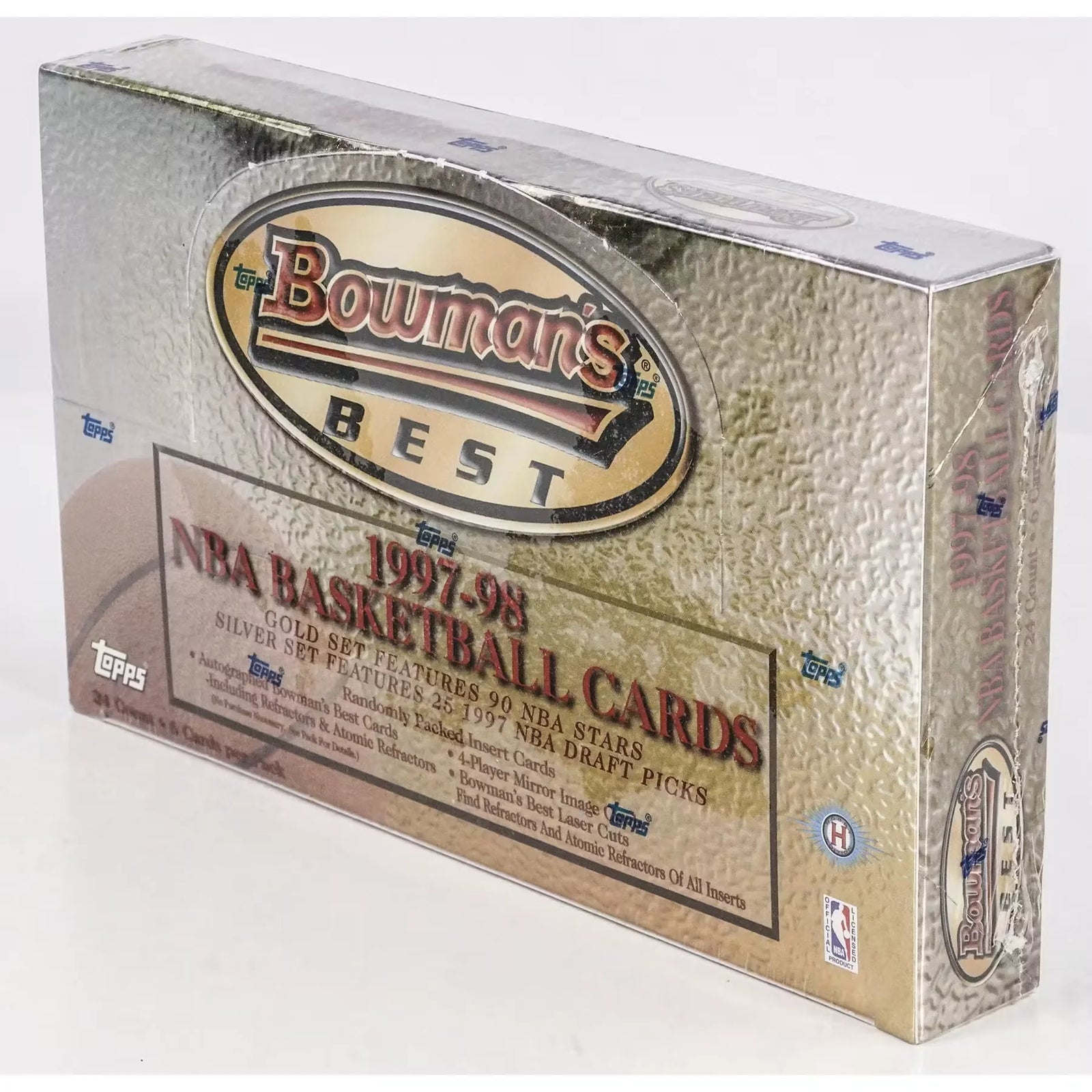 1997-98 Bowman's Best Basketball Hobby Box | 24 Packs (Ships Sealed Only)
