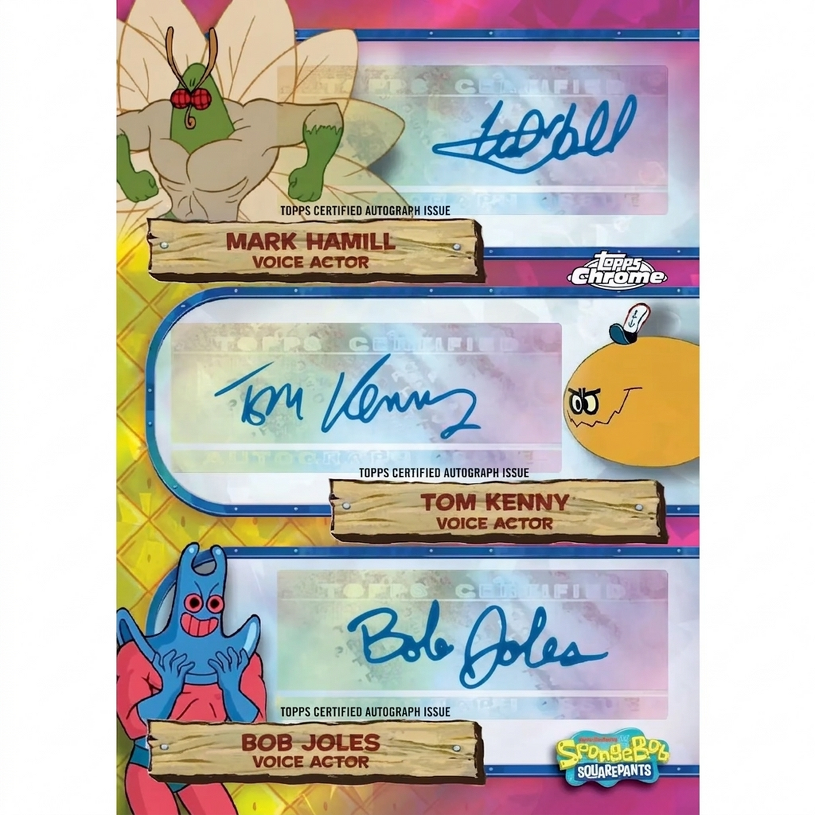2025 Topps Chrome SpongeBob SquarePants Sapphire Hobby Box (Ships Sealed Only)