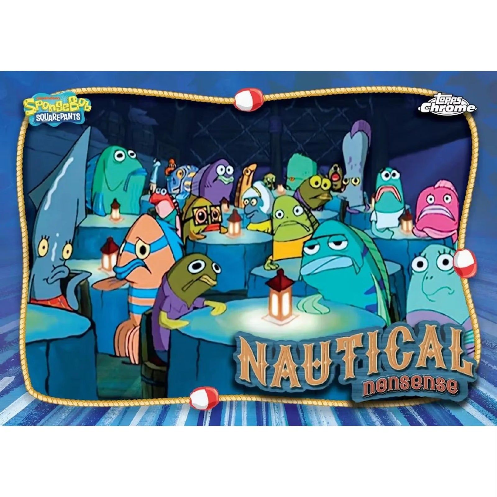 2025 Topps Chrome SpongeBob SquarePants Sapphire Hobby Box (Ships Sealed Only)