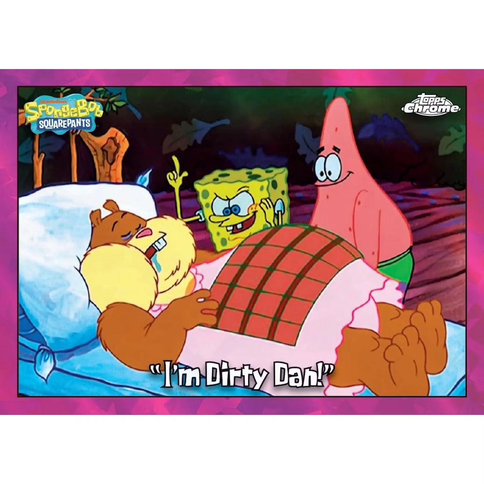 2025 Topps Chrome SpongeBob SquarePants Sapphire Hobby Box (Ships Sealed Only)