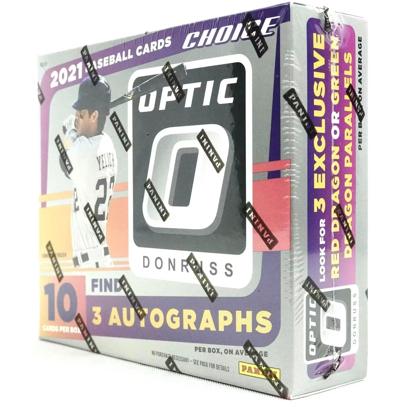 2021 Panini Donruss Optic Baseball Hobby Choice Box (Ships Sealed Only)