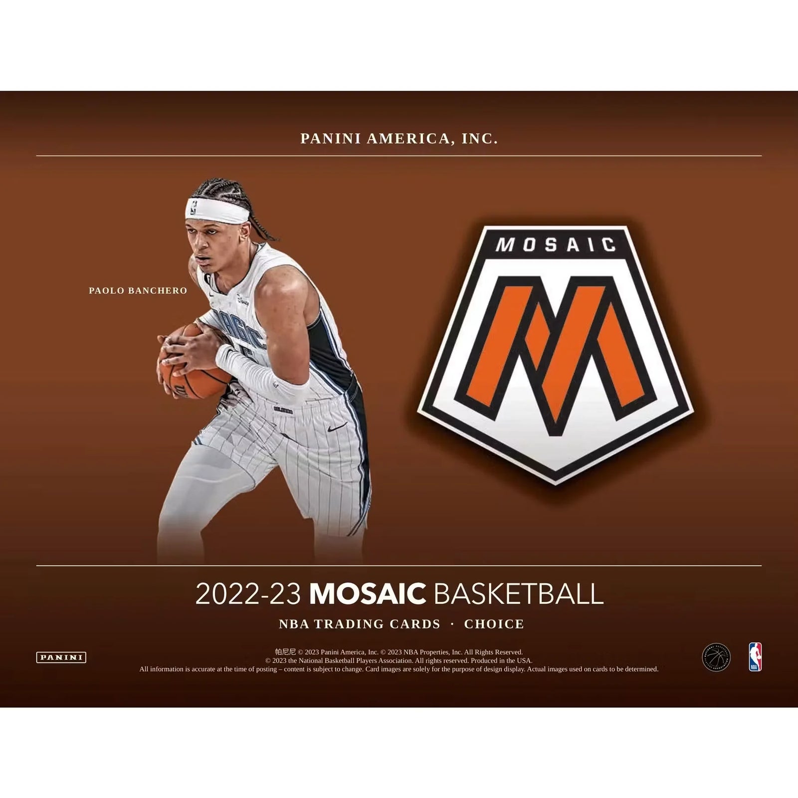 2022-23 Panini Mosaic Basketball Choice Box | 1 Autograph + 7 Prizms (Ships Sealed Only)
