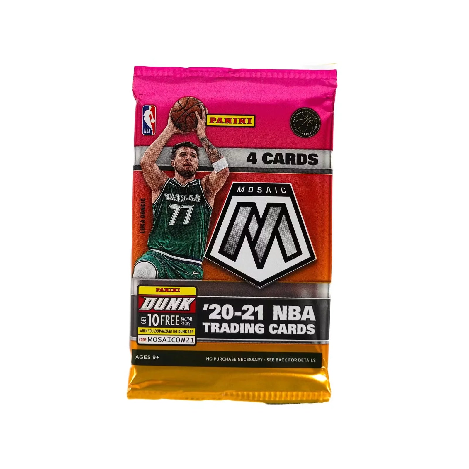 2020-21 Panini Mosaic Basketball Blaster Box (Orange Fluorescent Prizms!) (Ships Sealed Only) - D2