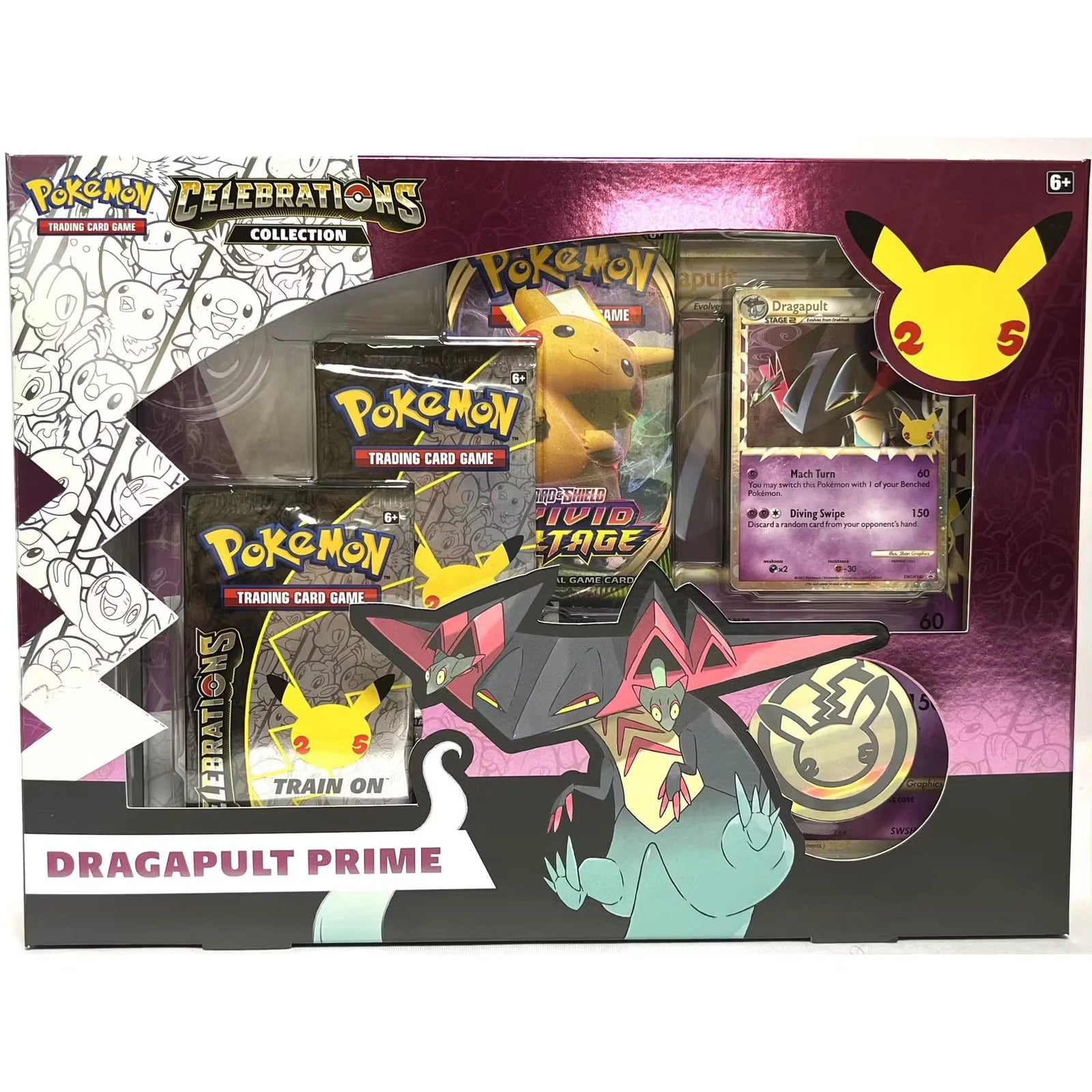 Pokemon Celebrations Collection Dragapult Prime Box | Sealed (Ships Sealed Only)