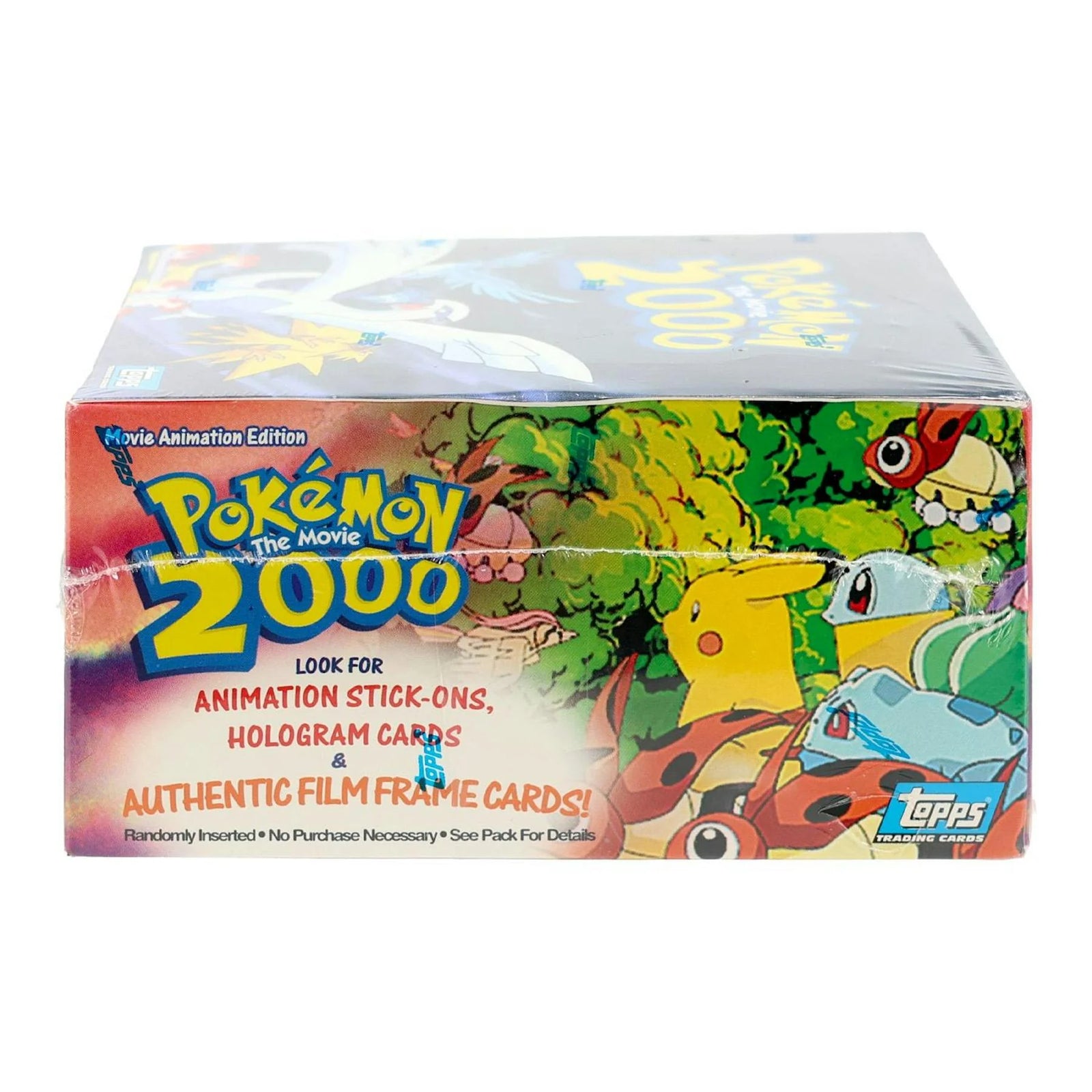 Pokemon The Movie 2000 Topps Trading Card Box | First Appearance Holos (Ships Sealed Only)