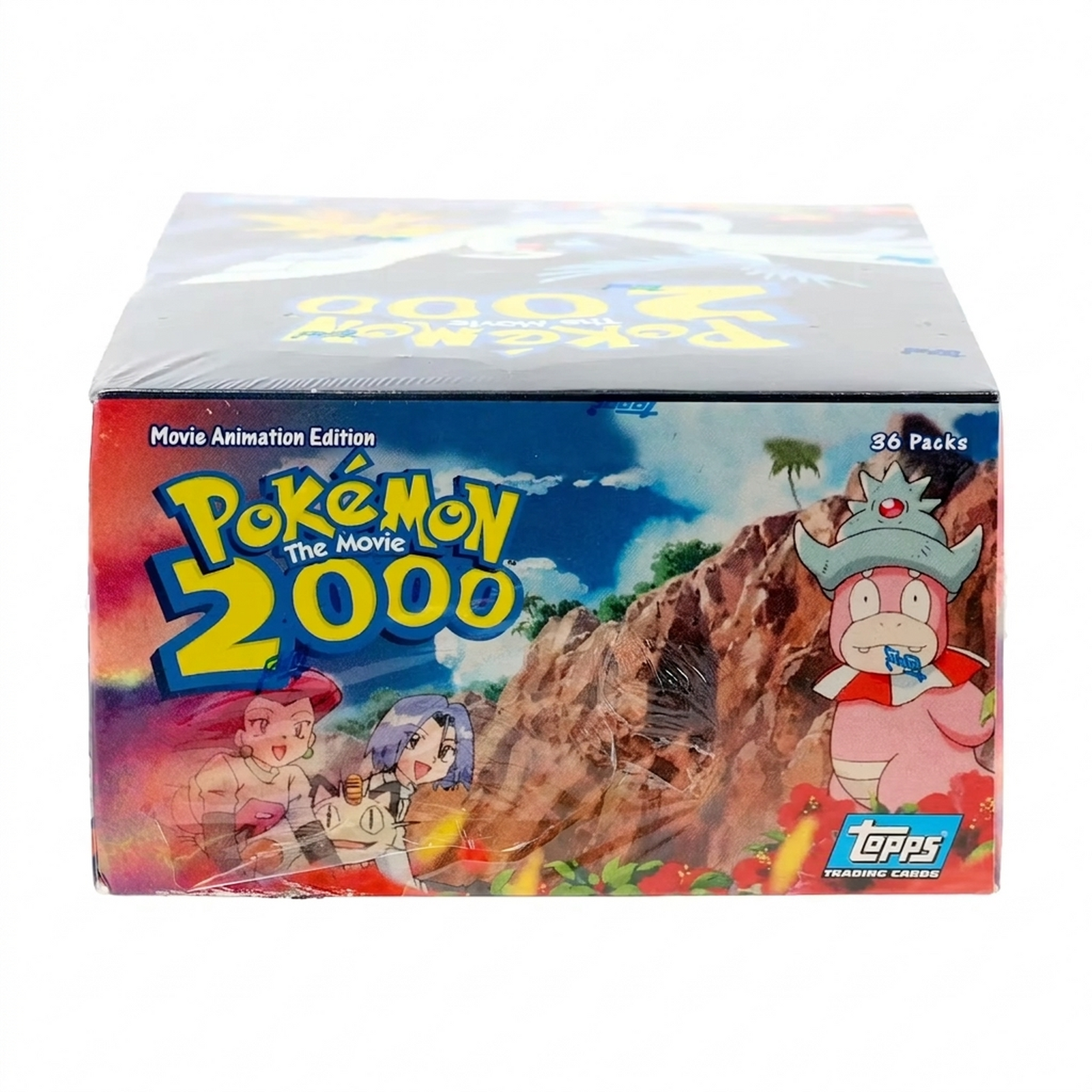 Pokemon The Movie 2000 Topps Trading Card Box | First Appearance Holos (Ships Sealed Only)
