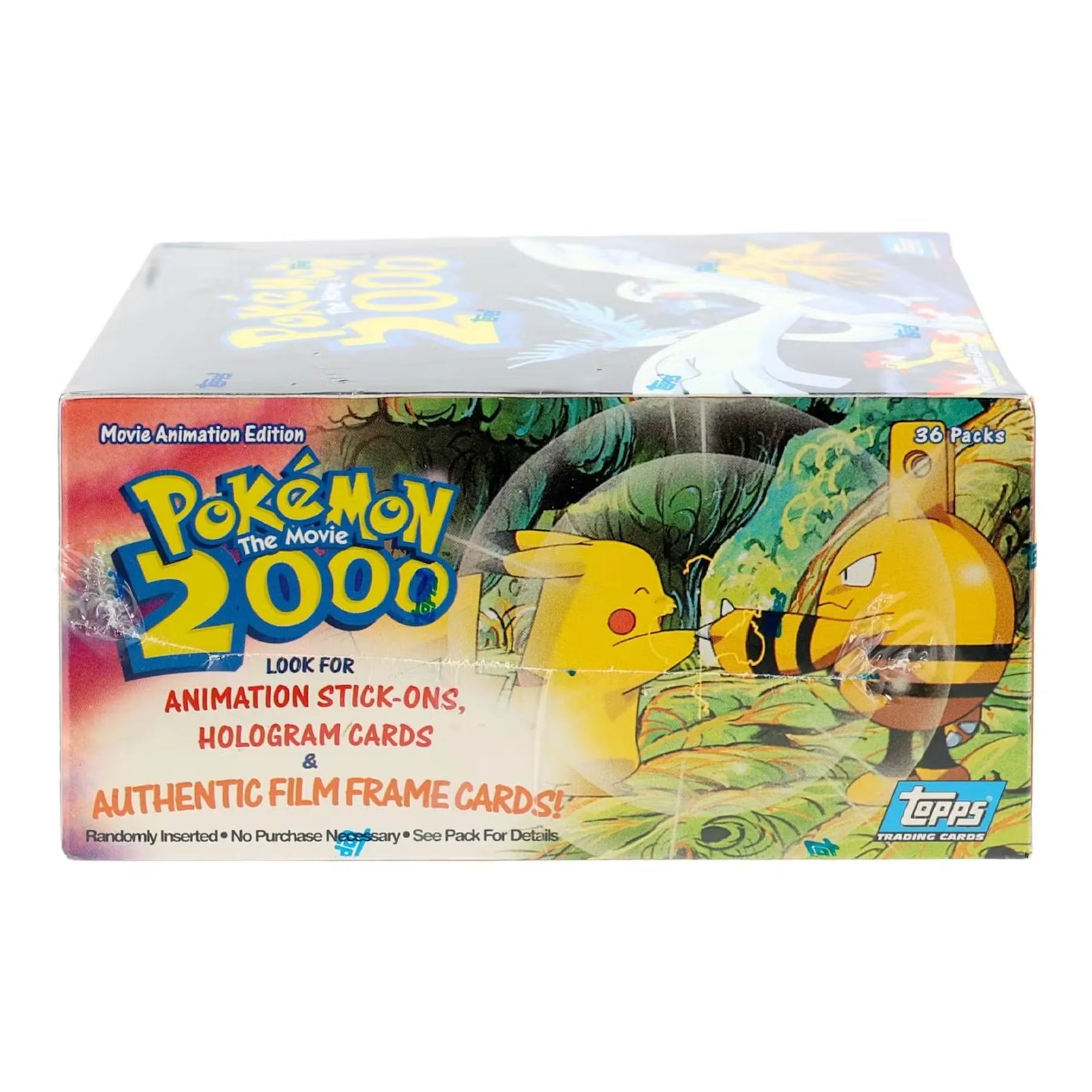 Pokemon The Movie 2000 Topps Trading Card Box | First Appearance Holos (Ships Sealed Only)