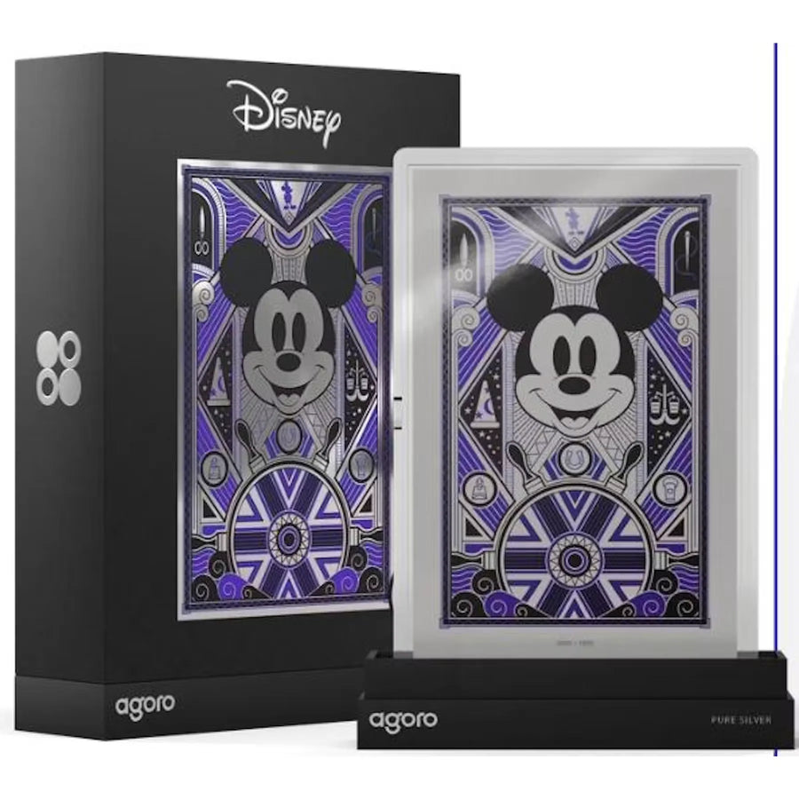 2026 Agoro Mickey Mouse Art Deco Silver Coin | Blind Box (Ships Sealed Only)