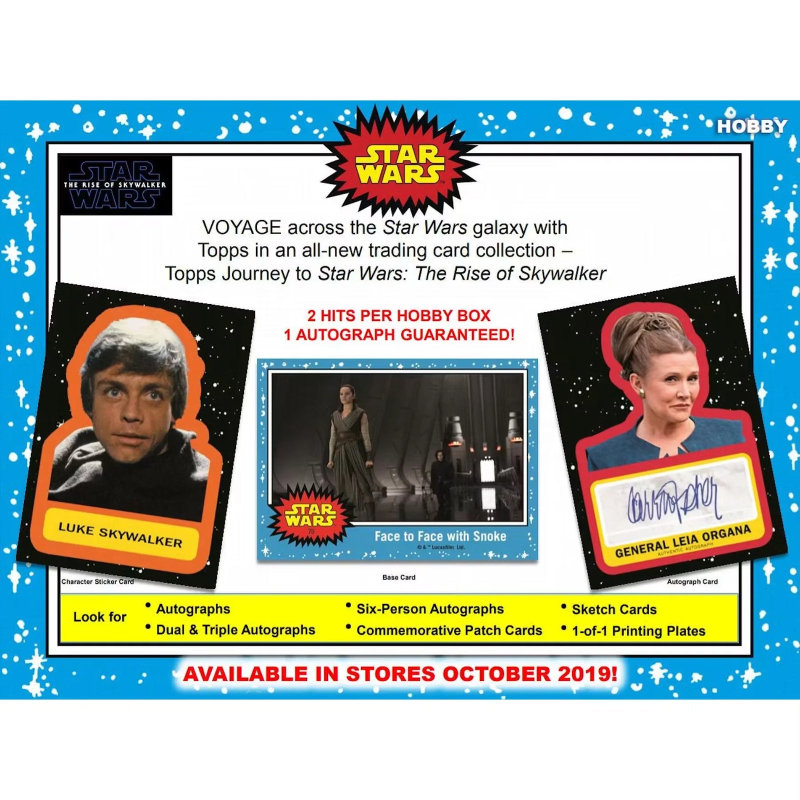 2019 Topps Star Wars Journey to the Rise of Skywalker Hobby Box (Ships Sealed Only)