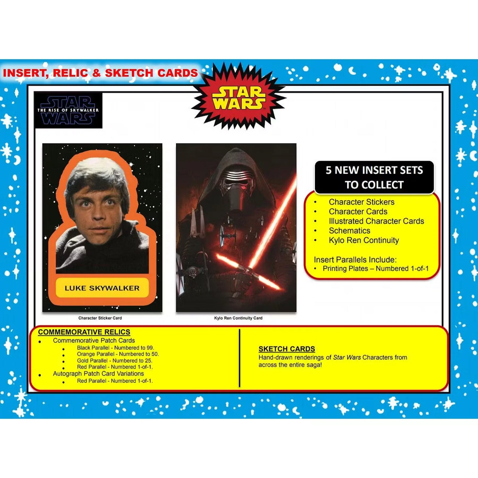 2019 Topps Star Wars Journey to the Rise of Skywalker Hobby Box (Ships Sealed Only)
