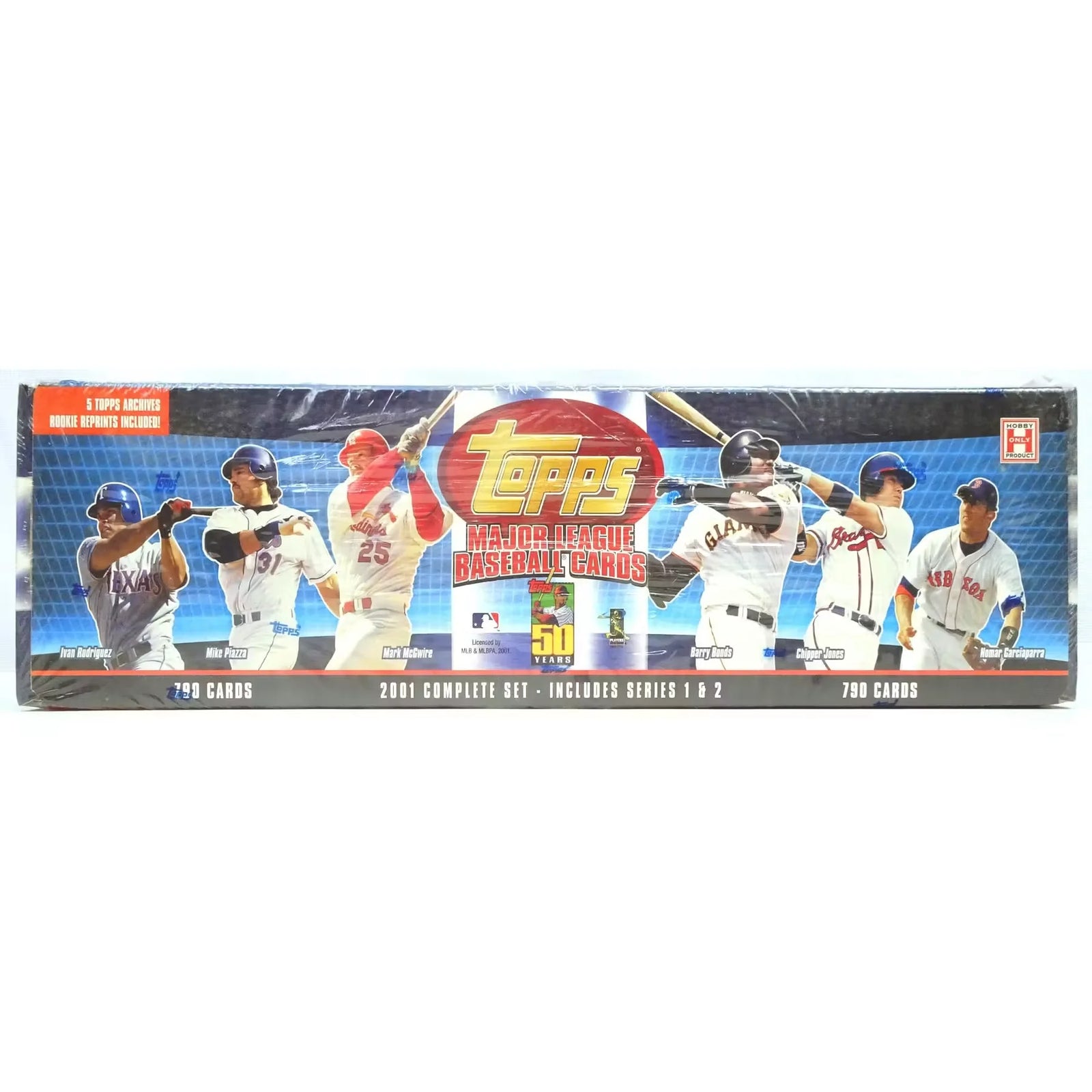 2001 Topps Baseball Hobby Factory Set (Box) (Blue) (Ships Sealed Only) - D2