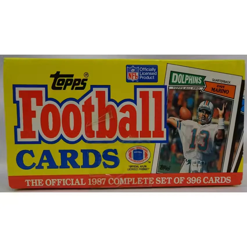 1987 Topps Football Factory Set | Christmas Box (Ships Sealed Only)