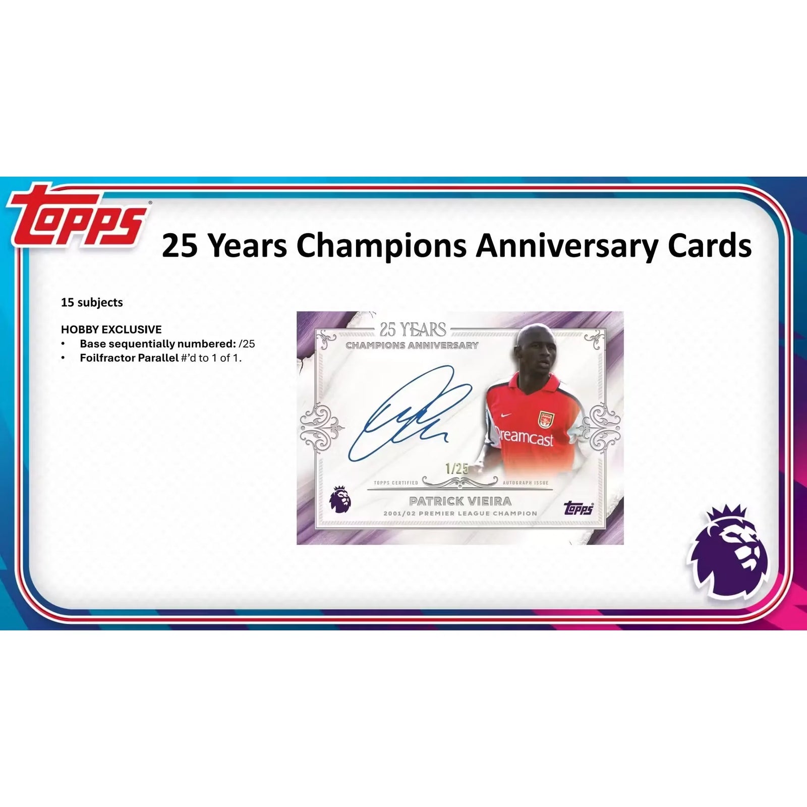 2026-27 Topps Premier League Hobby Box | Presell (Ships Sealed Only)