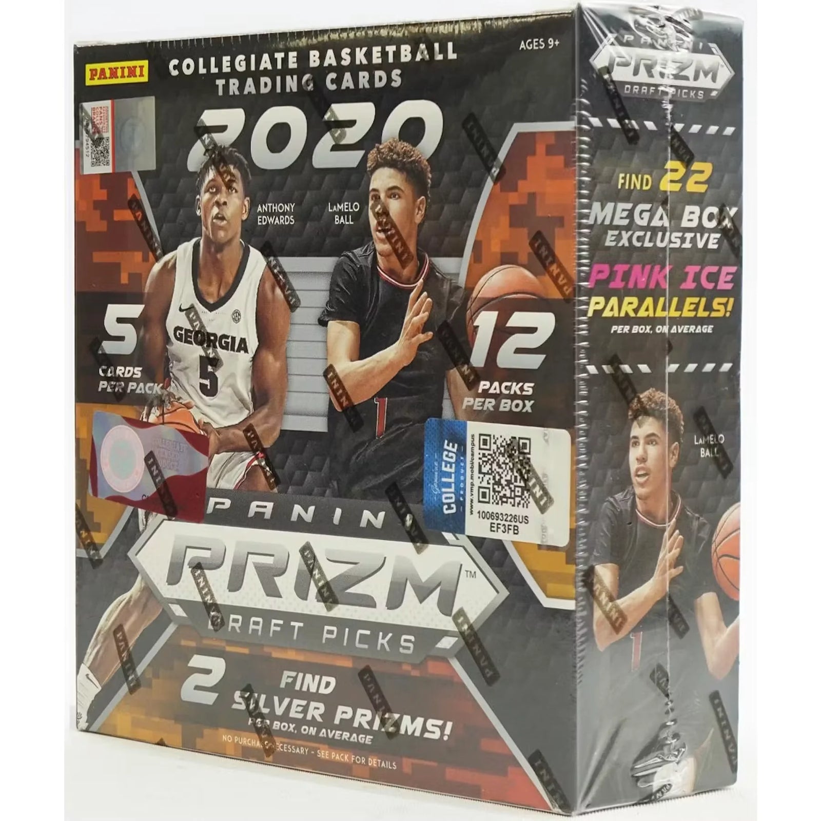 2020-21 Panini Prizm Draft Picks Basketball Mega Box | Pink Ice (Ships Sealed Only)