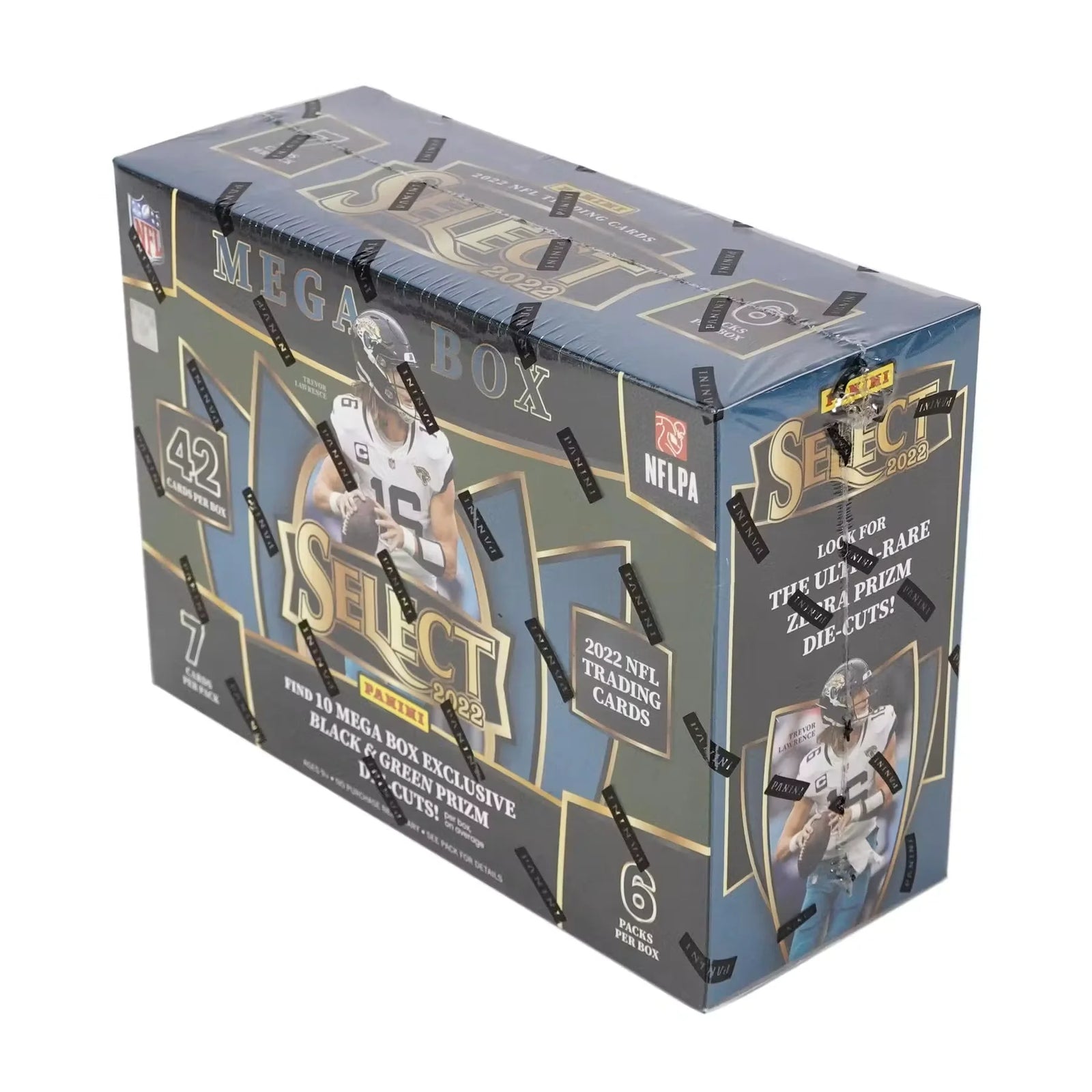2022 Panini Select Football Mega Box | Black & Green Die-Cuts (Ships Sealed Only)
