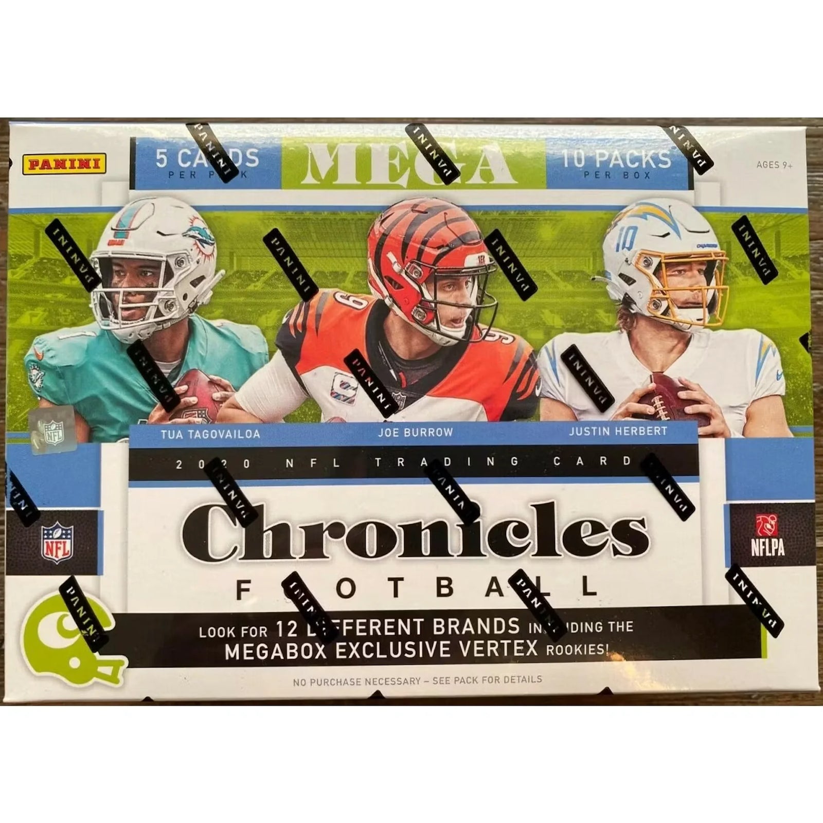 2020 Panini Chronicles Football Mega Box (Vertex Rookies) (Ships Sealed Only) - D