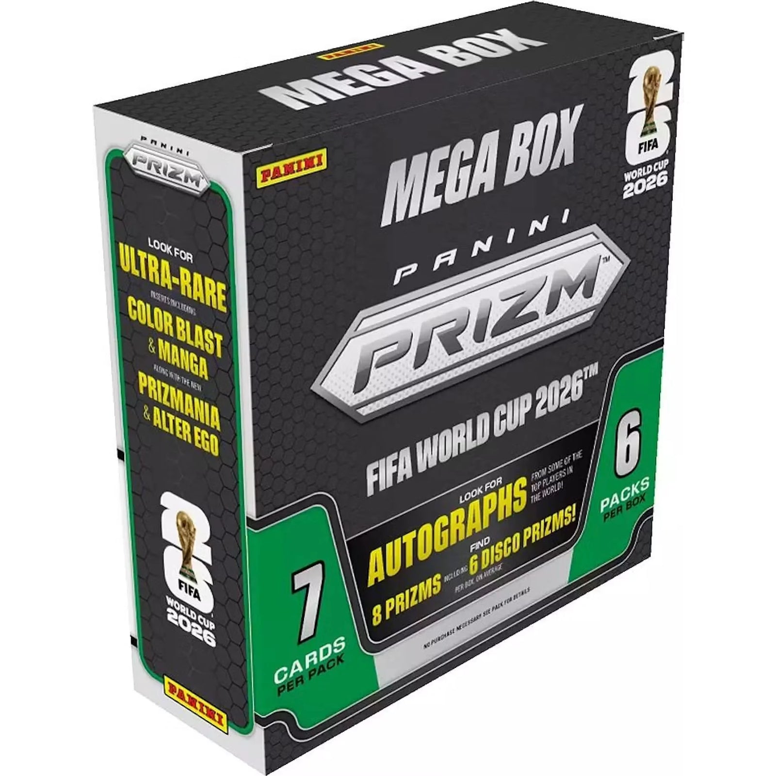 2026 Panini Prizm FIFA World Cup Soccer Mega Box | Bronze Disco Parallels (Ships Sealed Only)