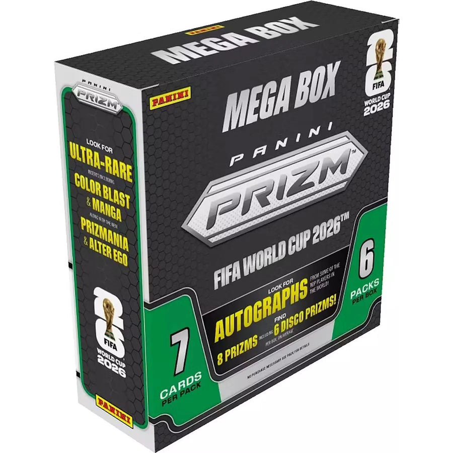 2026 Panini Prizm FIFA World Cup Soccer Mega Box | Bronze Disco Parallels (Ships Sealed Only)