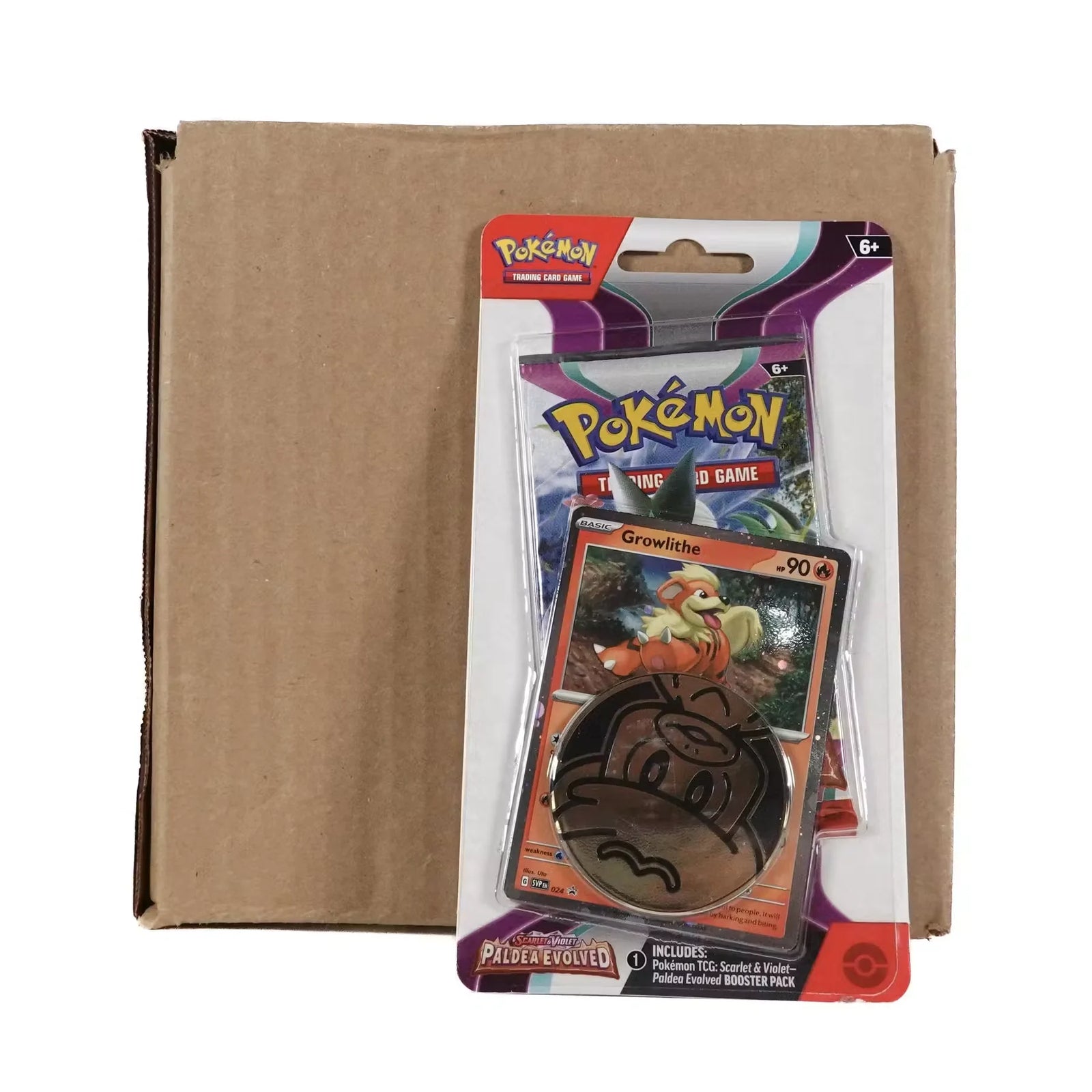 Pokemon Scarlet & Violet Paldea Evolved Checklane Booster 16-Pack Box (Ships Sealed Only)
