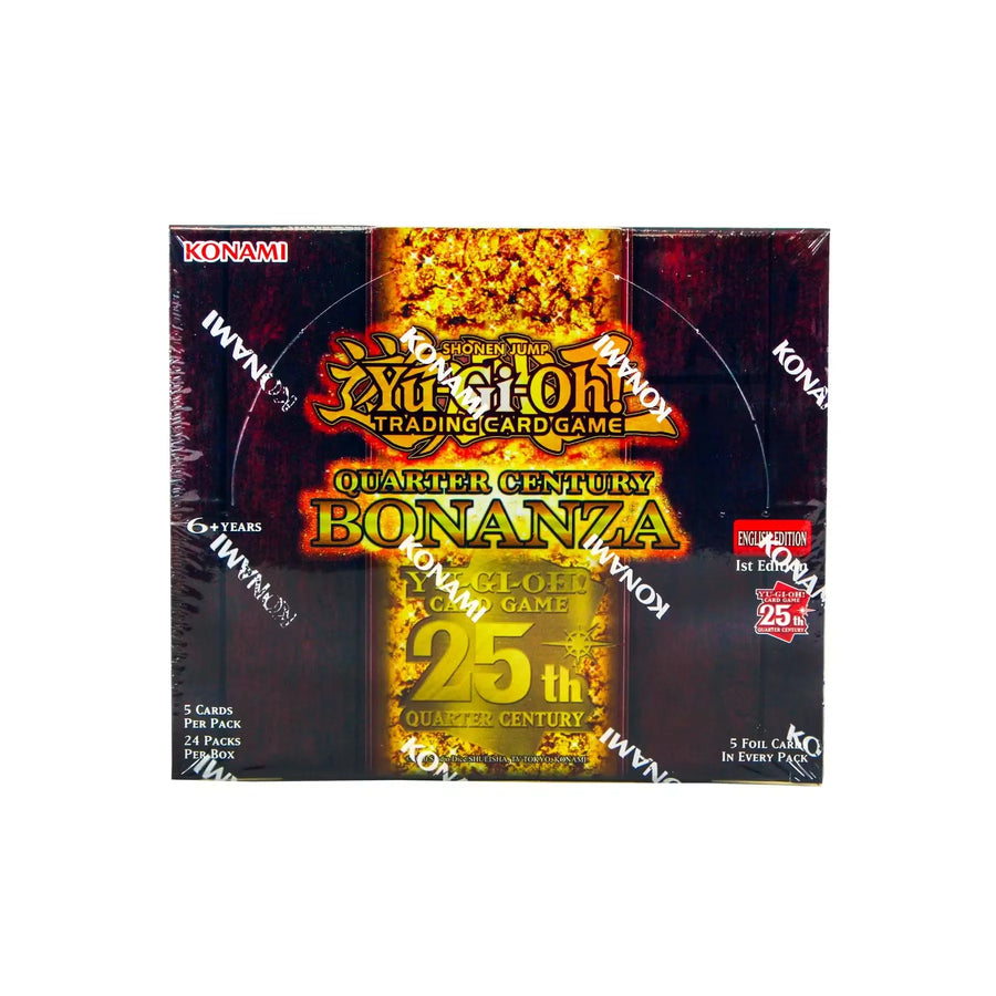 Yu-Gi-Oh Quarter Century Bonanza Booster Box | Sealed (Ships Sealed Only)