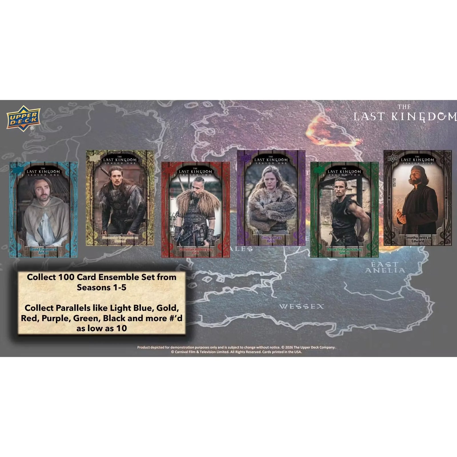 2026 Upper Deck The Last Kingdom Seasons 1-5 Hobby Box | Presell (Ships Sealed Only)