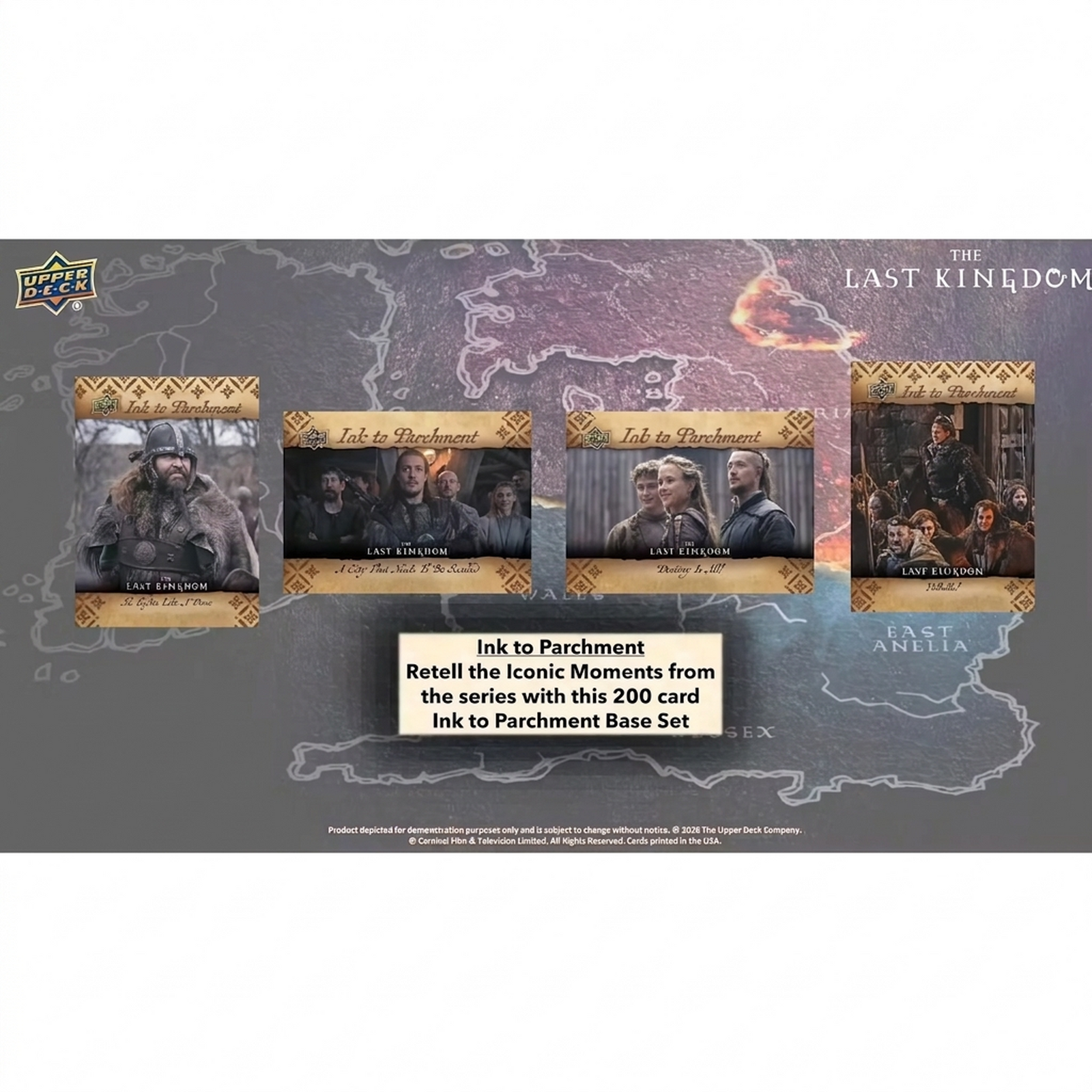 2026 Upper Deck The Last Kingdom Seasons 1-5 Hobby Box | Presell (Ships Sealed Only)