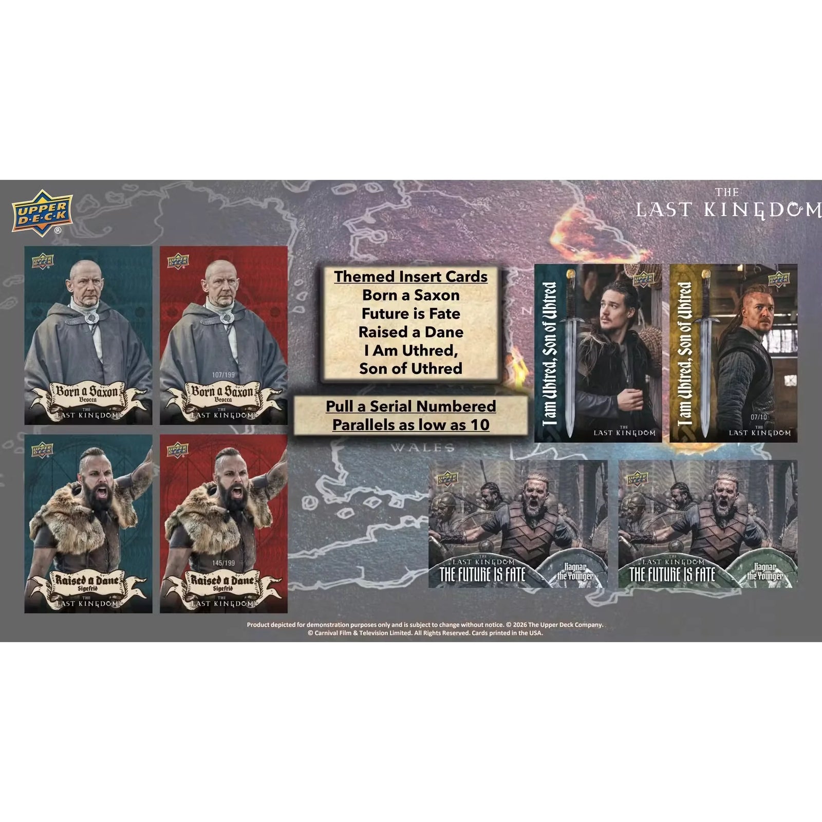 2026 Upper Deck The Last Kingdom Seasons 1-5 Hobby Box | Presell (Ships Sealed Only)