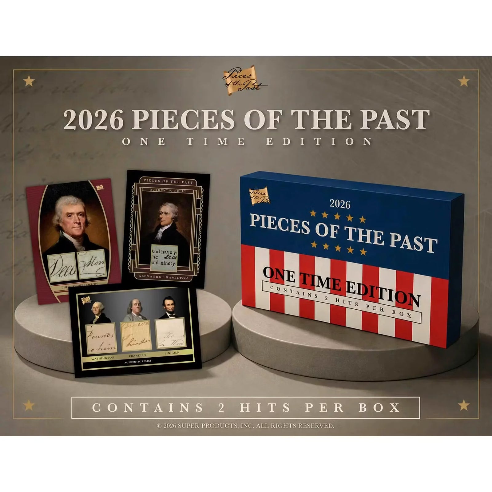 2026 Keepsake Pieces of the Past One Time Edition Series 2 Hobby Box | Presell