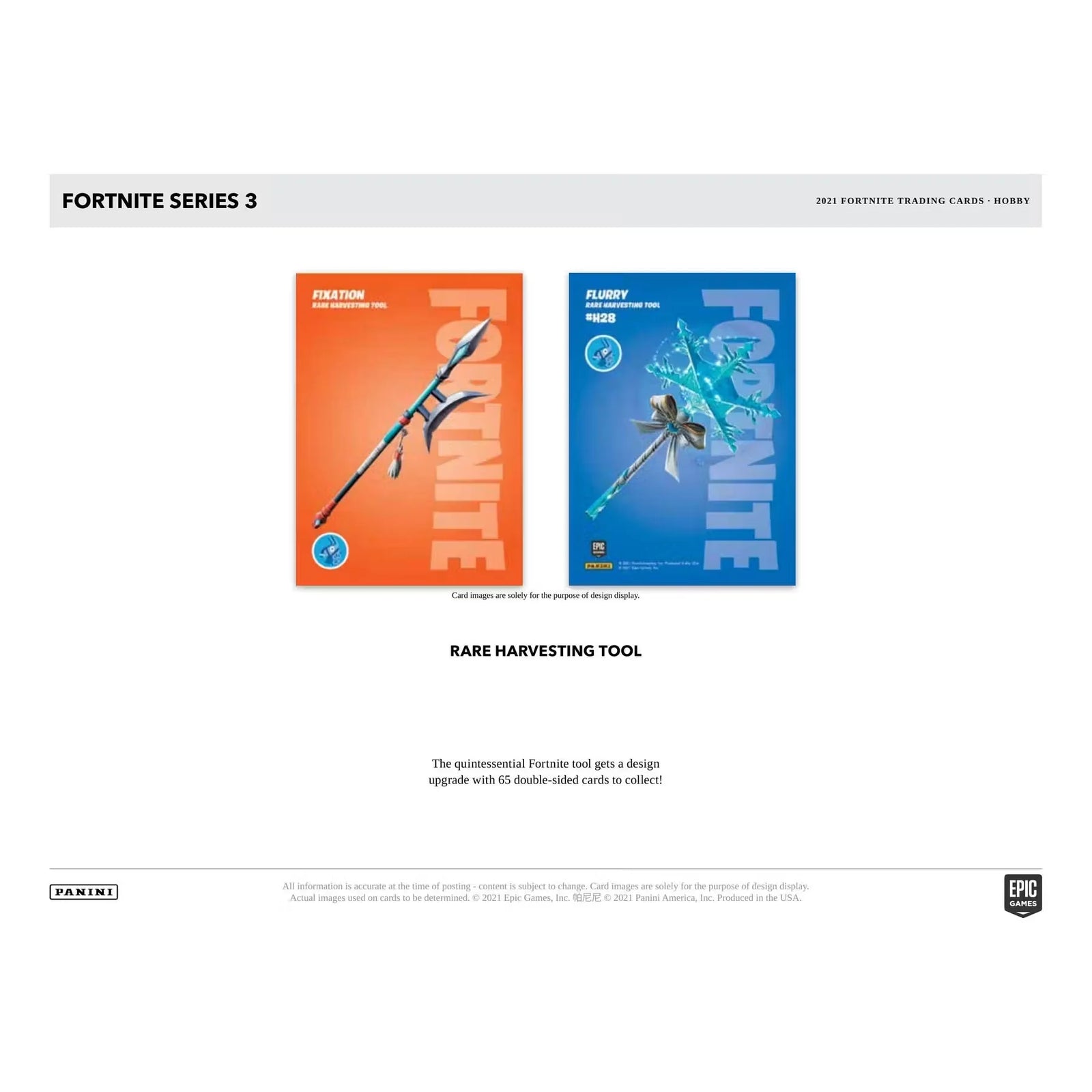 2021 Panini Fortnite Series 3 Trading Cards Hobby Box (Ships Sealed Only)