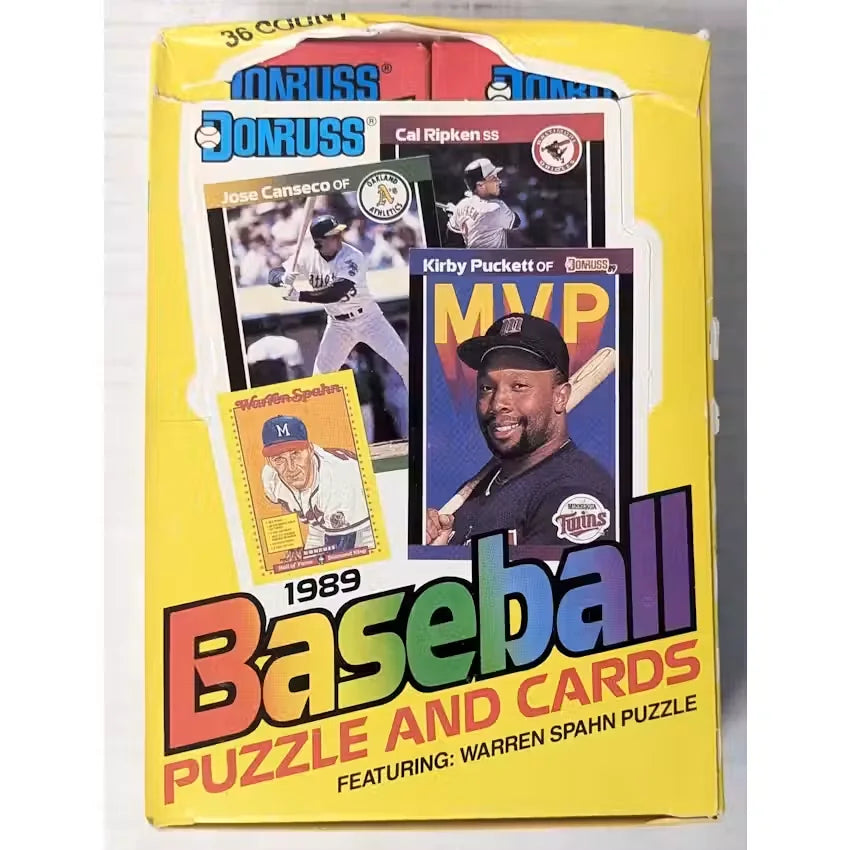 1989 Donruss Baseball Wax Box | EX Box Mint Packs (Ships Sealed Only)