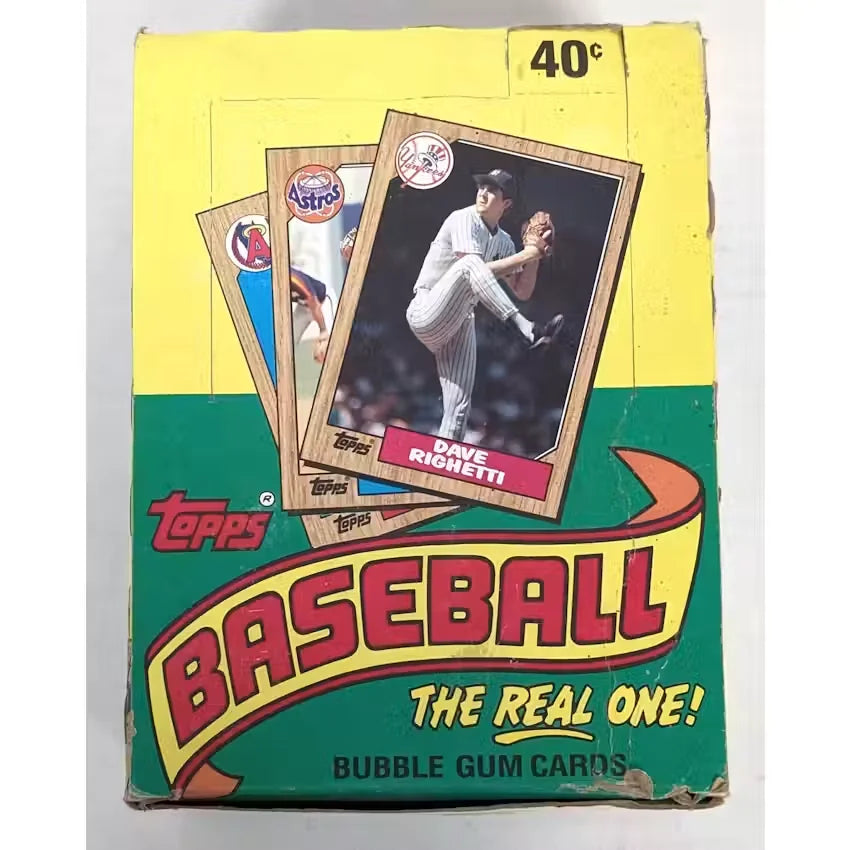 1987 Topps Baseball Wax Box | EX Box, Mint Packs (Ships Sealed Only)