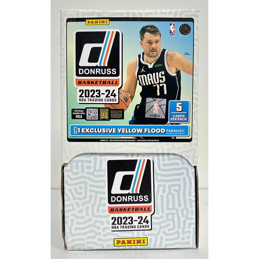 2023-24 Panini Donruss Basketball 48-Pack Box | Yellow Flood Parallel (Ships Sealed Only)