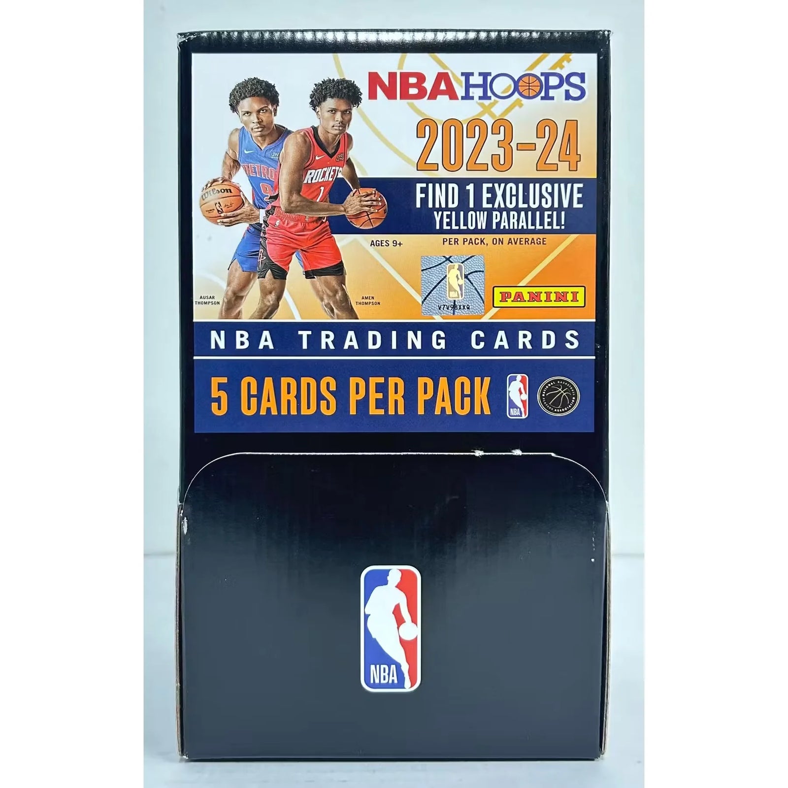2023-24 Panini NBA Hoops 48-Pack Gravity Feed Box | Yellow Parallels (Ships Sealed Only)