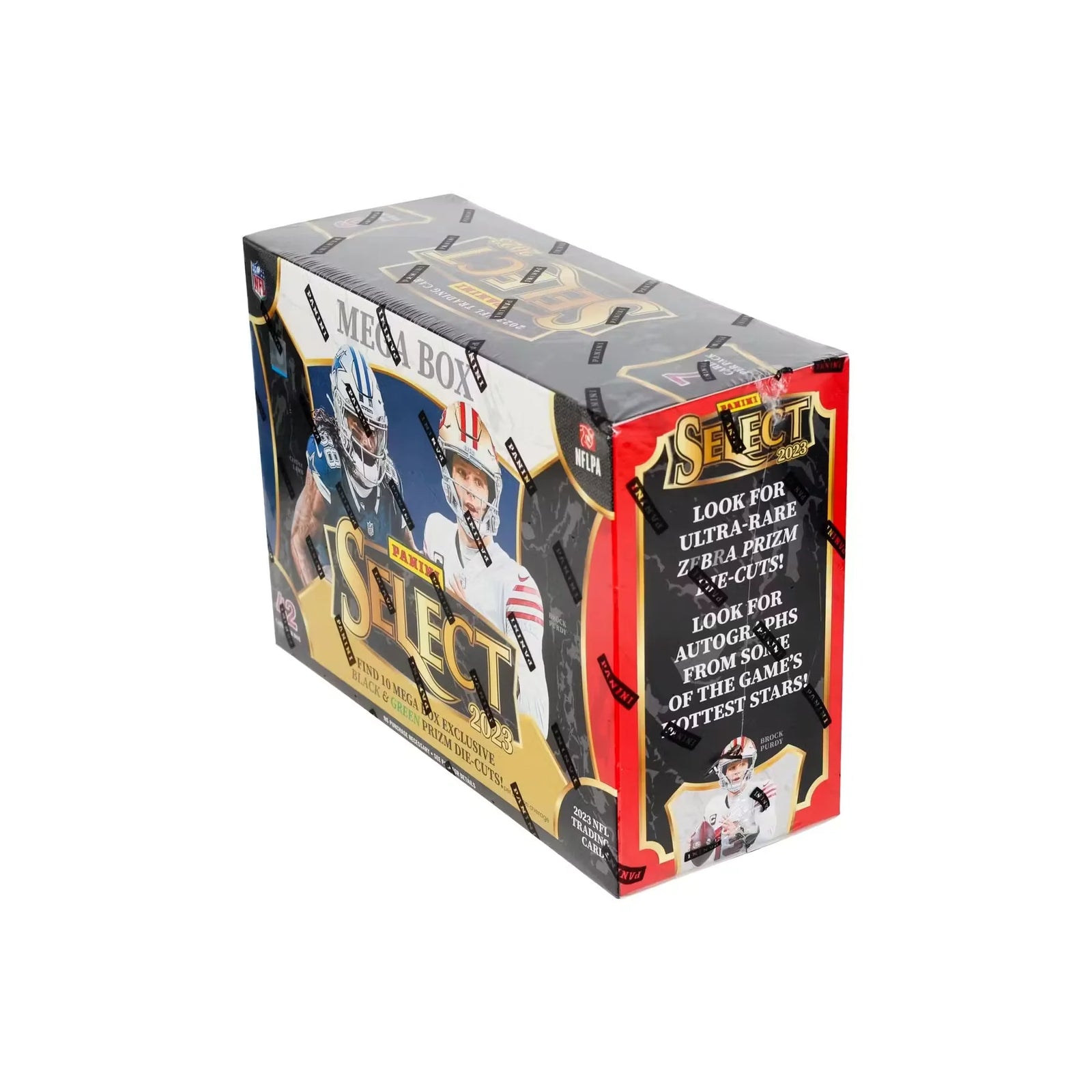 2023 Panini Select Football Mega Box | Black & Green Prizm Die Cuts (Ships Sealed Only)