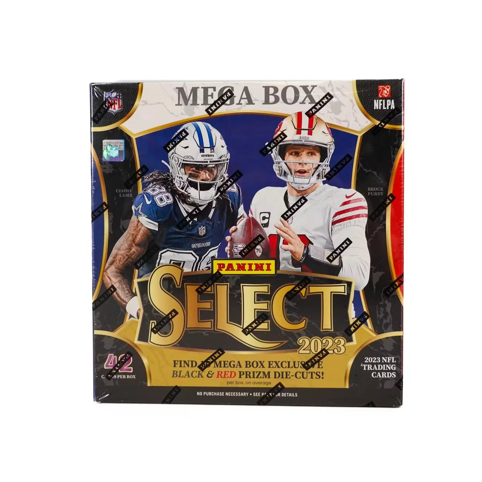 2023 Panini Select Football Mega Box | Black & Red Prizms (Ships Sealed Only)