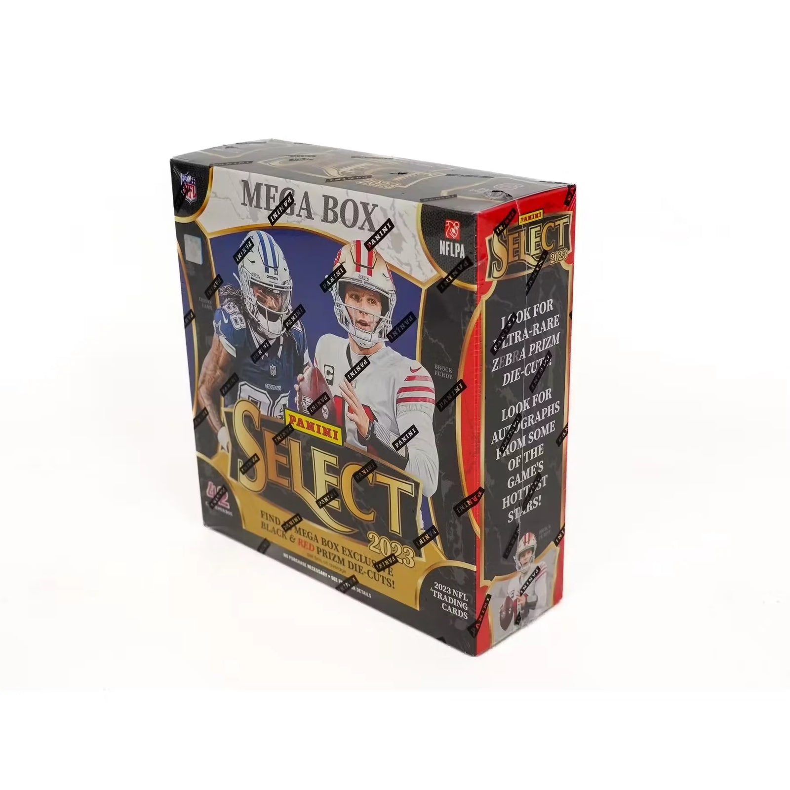 2023 Panini Select Football Mega Box | Black & Red Prizms (Ships Sealed Only)