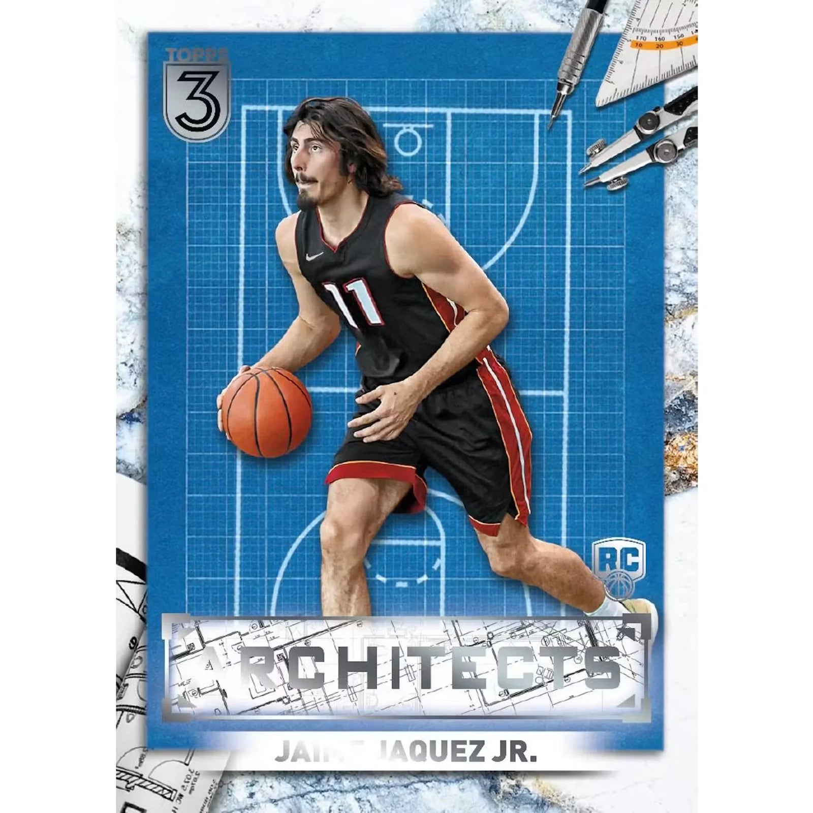 2023-24 Topps Three Basketball Hobby Box (Ships Sealed Only)