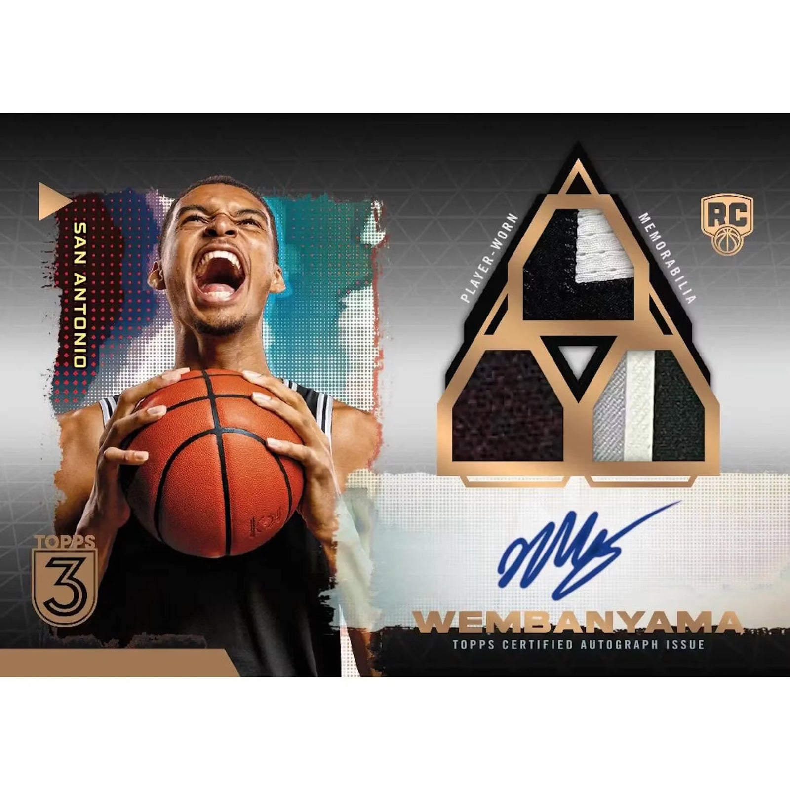 2023-24 Topps Three Basketball Hobby Box (Ships Sealed Only)