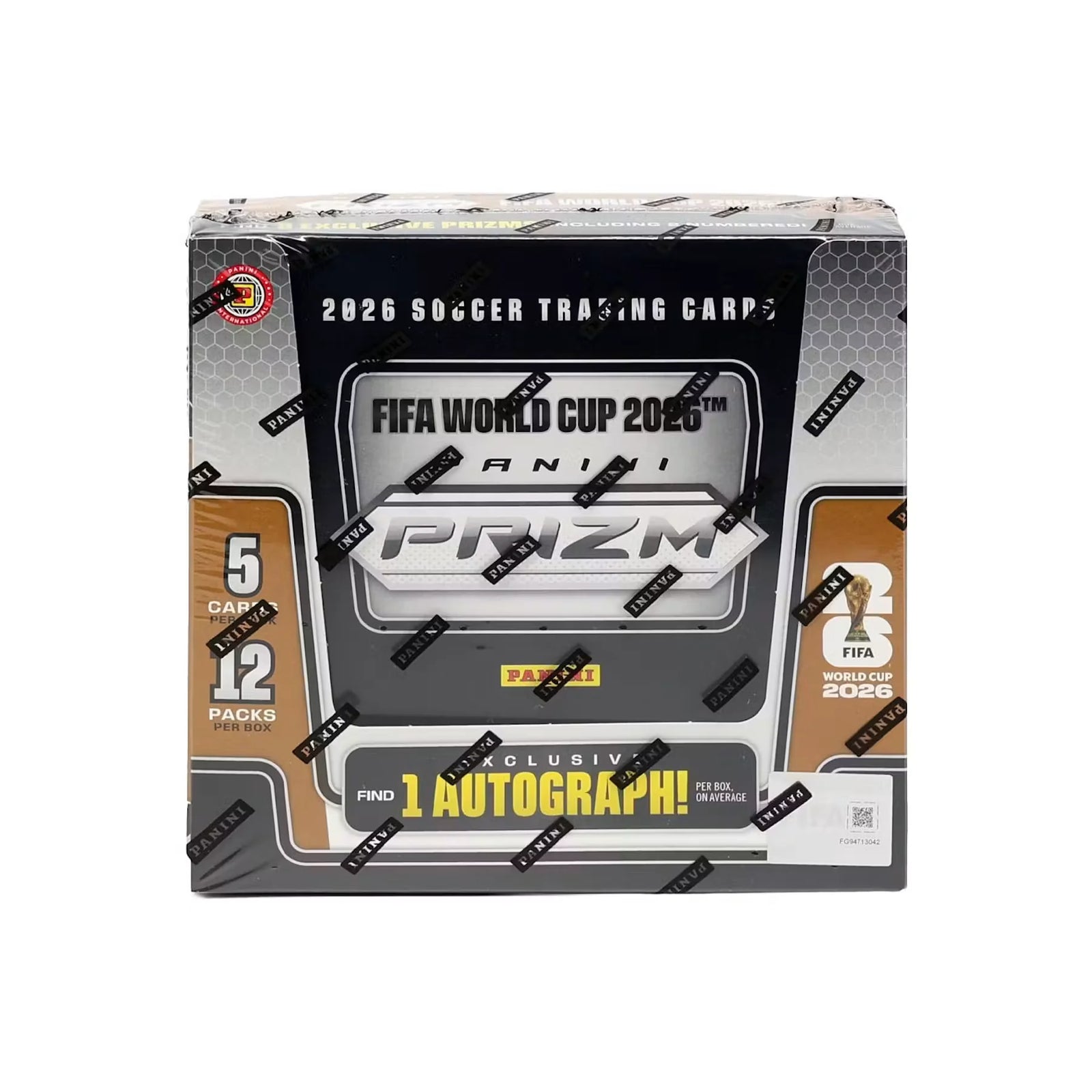2026 Panini Prizm FIFA World Cup Soccer Hobby Box | International (Ships Sealed Only)
