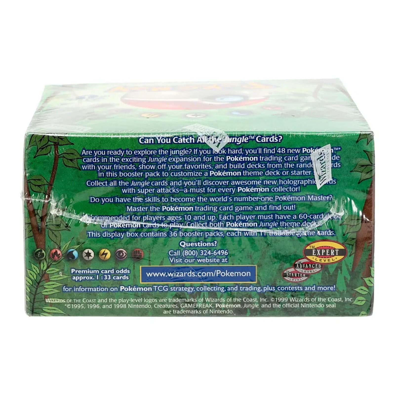 Pokemon Jungle 1st Edition Booster Box | WOTC Sealed (Ships Sealed Only)