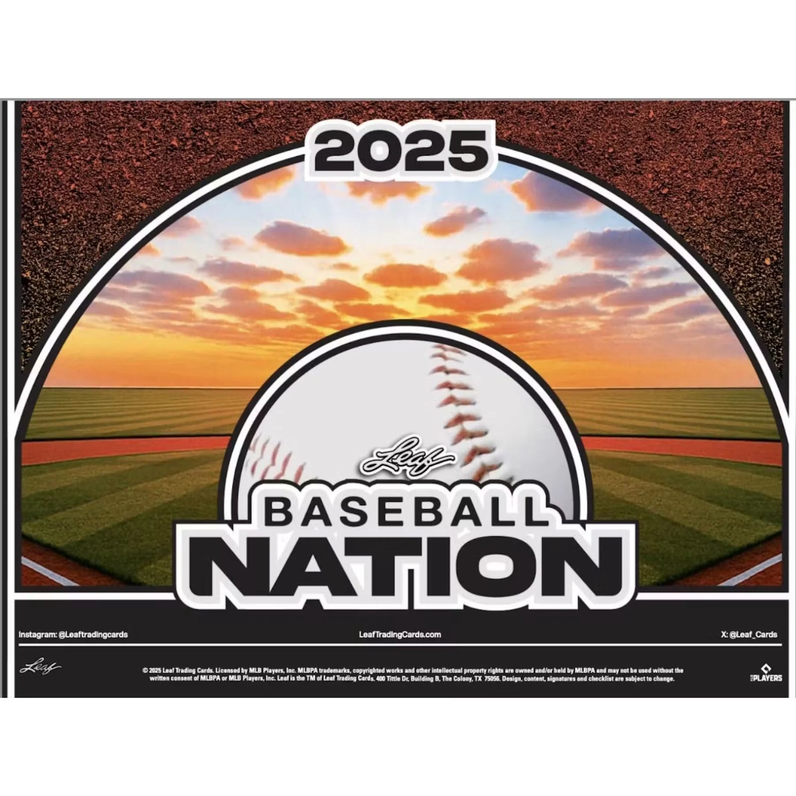 2025 Leaf Baseball Nation Hobby Box | 6 Autographs Per Box (Ships Sealed Only)