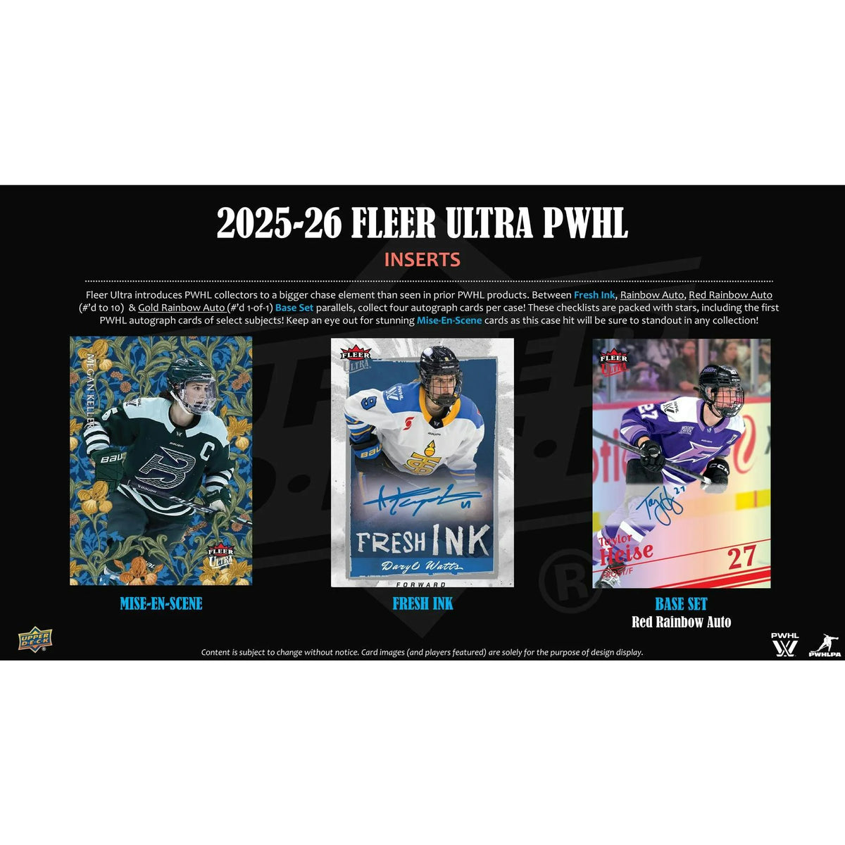 2025-26 Upper Deck Fleer Ultra PWHL Hockey Hobby Box | Presell (Ships Sealed Only)