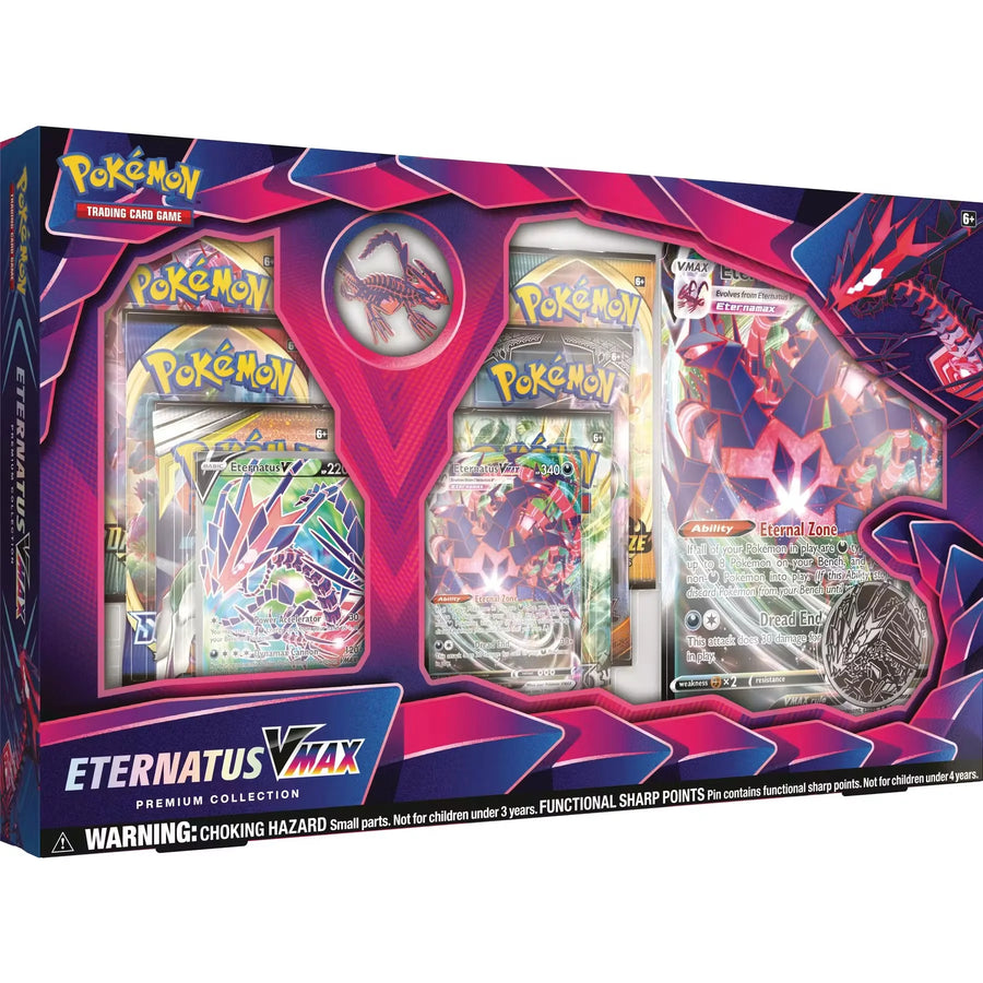 Pokemon Eternatus VMAX Premium Collection Box | Sealed (Ships Sealed Only)