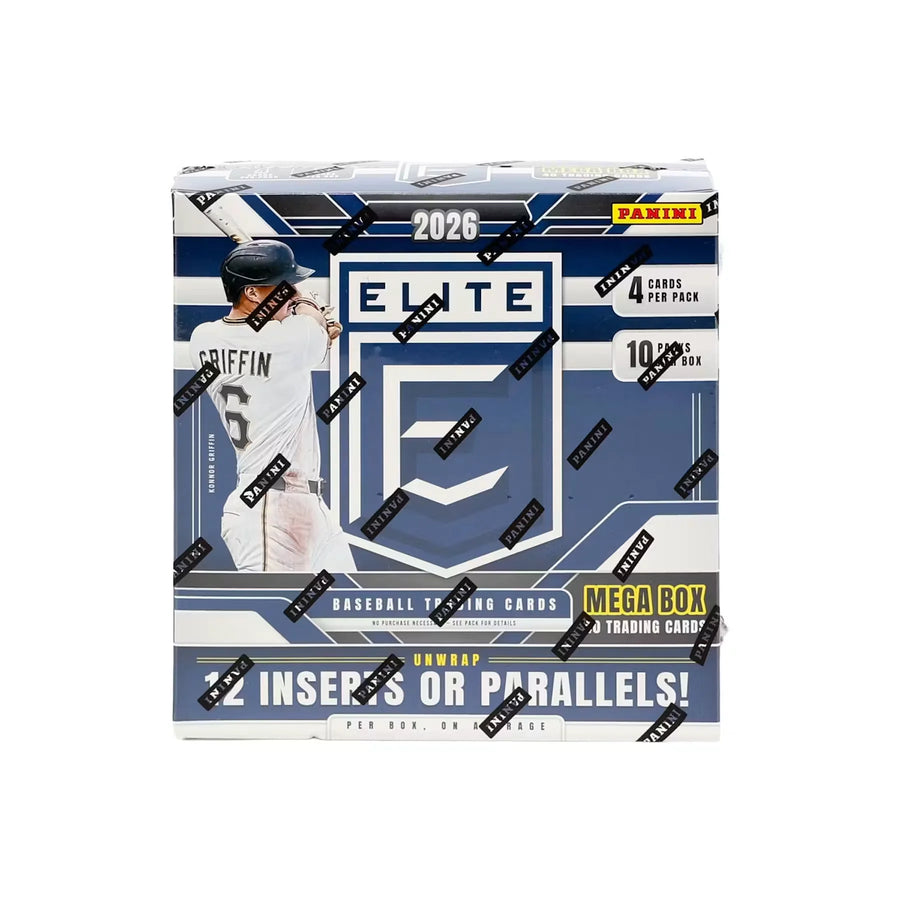 2026 Panini Donruss Elite Baseball Mega Box | Silver Status Parallels (Ships Sealed Only)