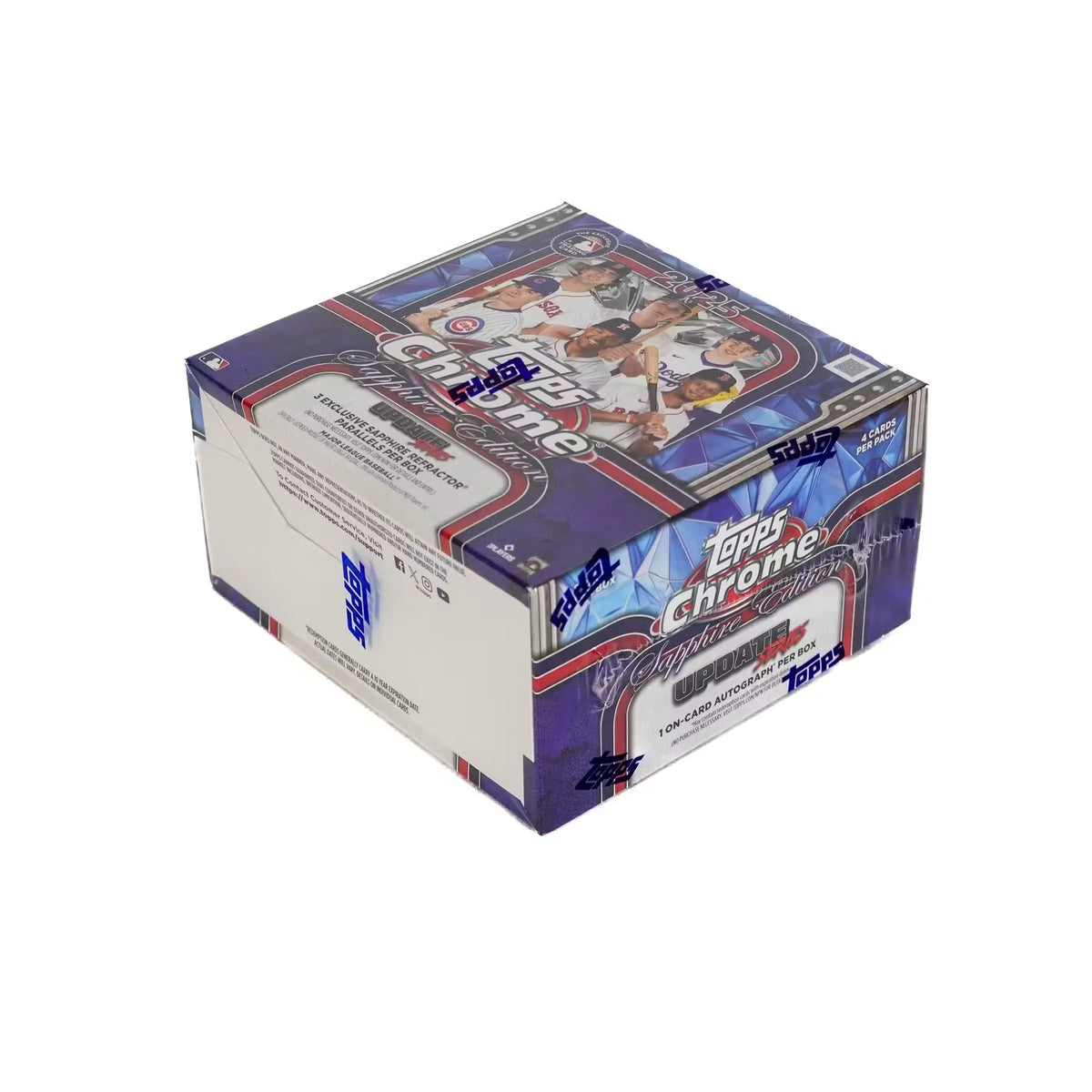 2025 Topps Chrome Update Series Baseball Sapphire Edition Box (Ships Sealed Only) - D