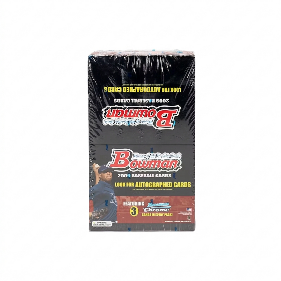 2009 Bowman Baseball Retail 18-Pack Box (Ships Sealed Only)