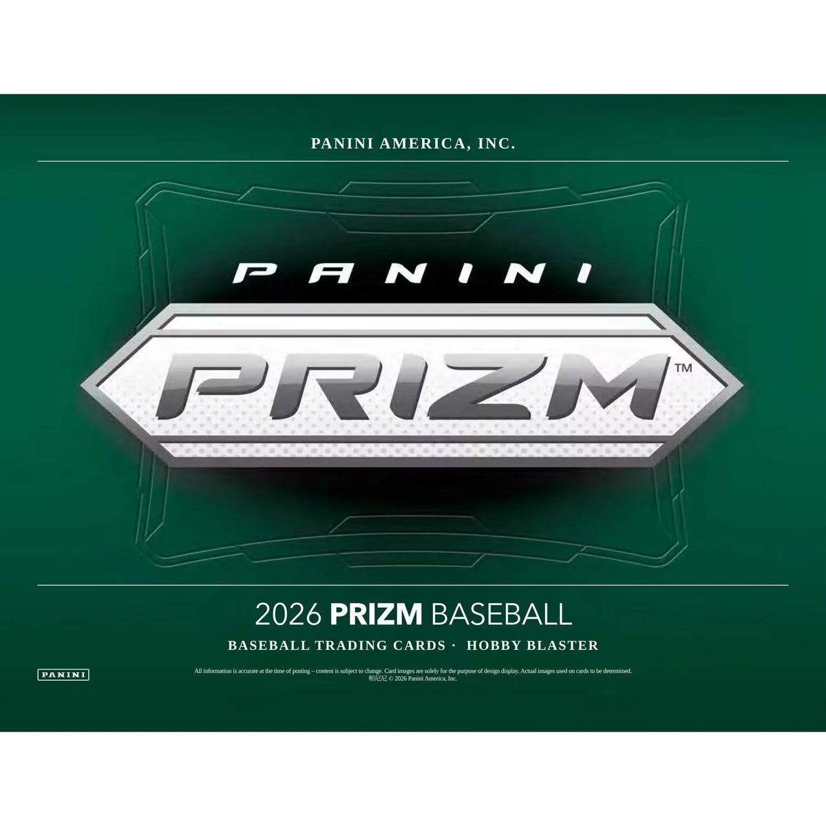 2026 Panini Prizm Baseball Blaster Hobby Box | Presell (Ships Sealed Only)