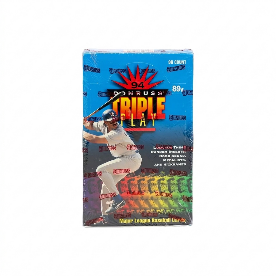 1994 Donruss Triple Play Baseball Hobby Box (Ships Sealed Only)