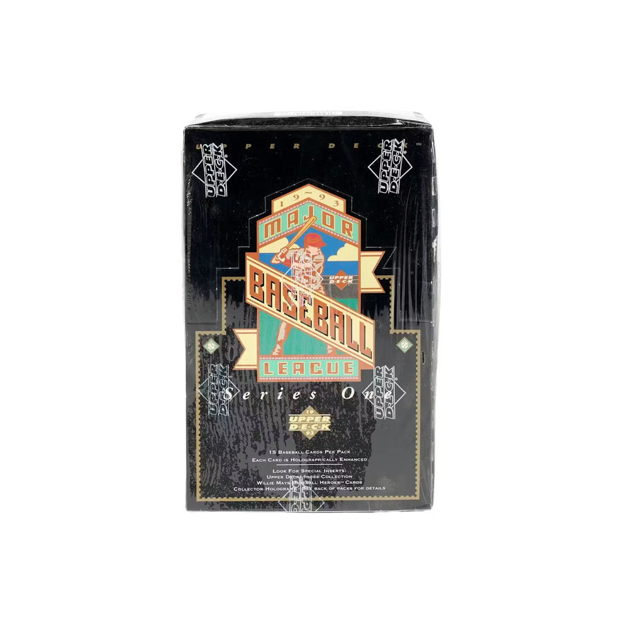 1993 Upper Deck Series 1 Baseball Retail Box (Ships Sealed Only)